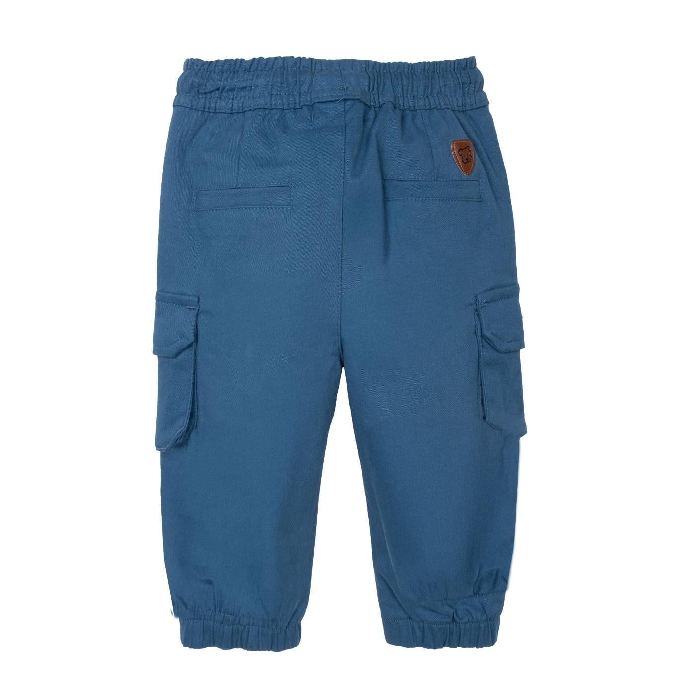 PANTALÓN BEBÉ NIÑO AZUL TALLA 9M - 2