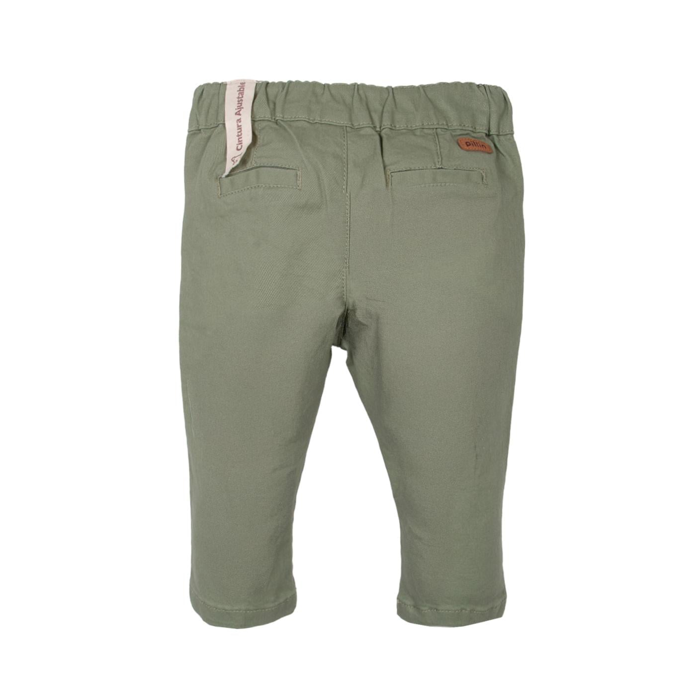 PANTALÓN BEBÉ NIÑO VERDE TALLA 24M - 2