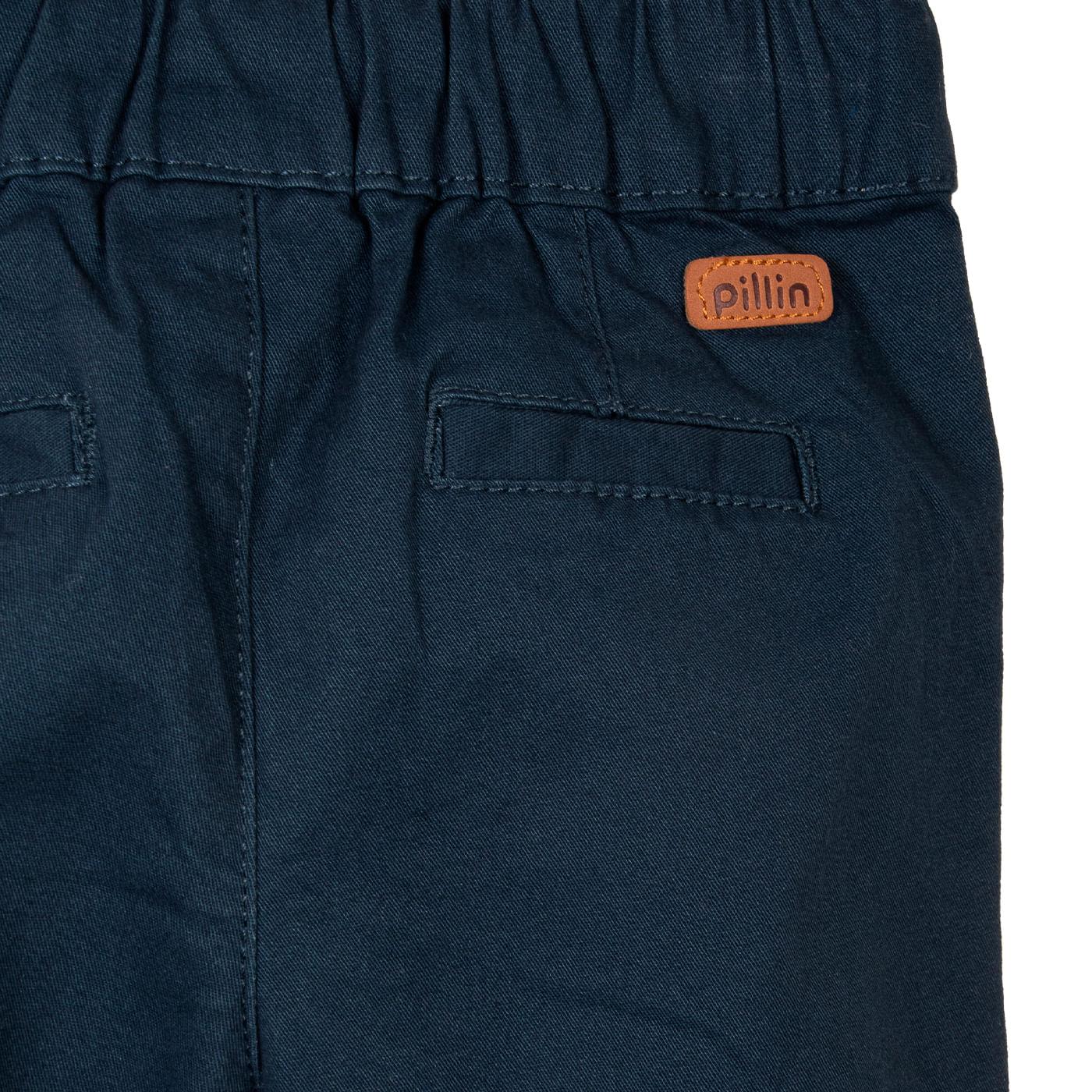 PANTALÓN BEBÉ NIÑO AZUL MARINO TALLA 6M - 3