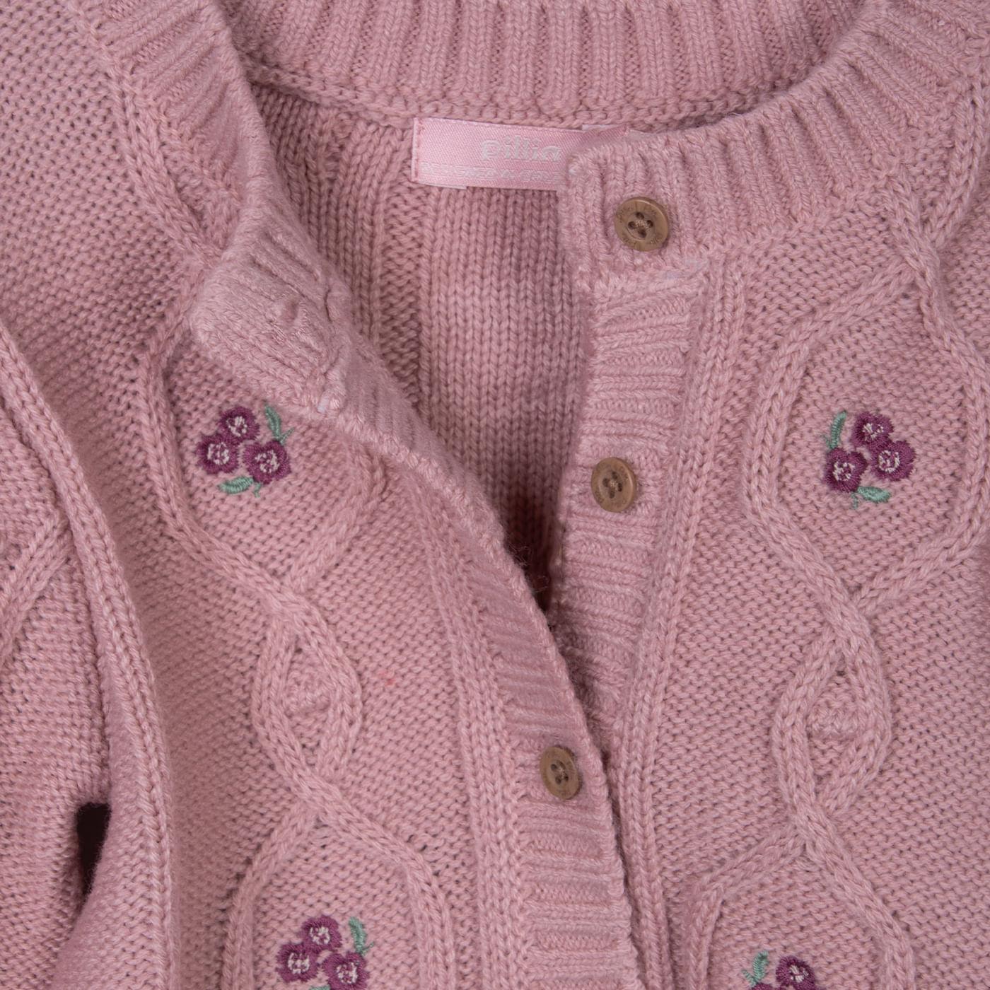 CHOMPA BEBÉ NIÑA PALO ROSA TALLA 3 - 3