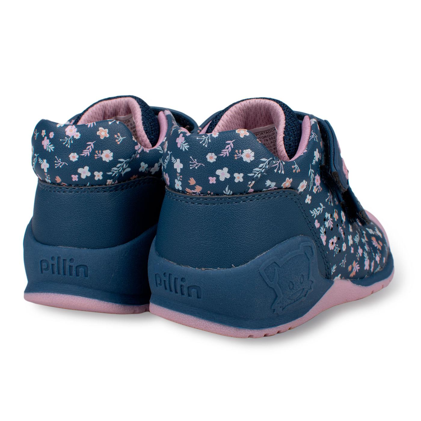 ZAPATO CLÁSICO BEBÉ NIÑA AZUL TALLA 21 - 3
