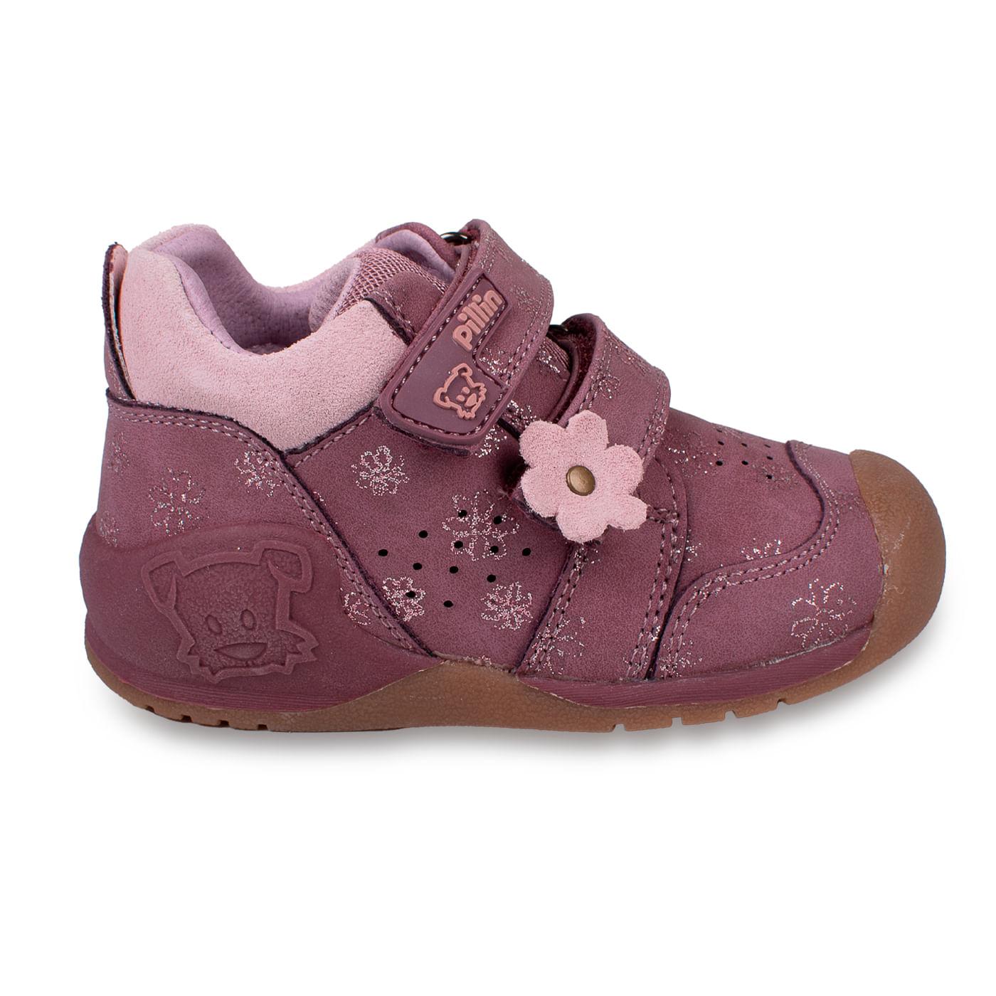 ZAPATO CLÁSICO BEBÉ NIÑA MORADO TALLA 18 - 2