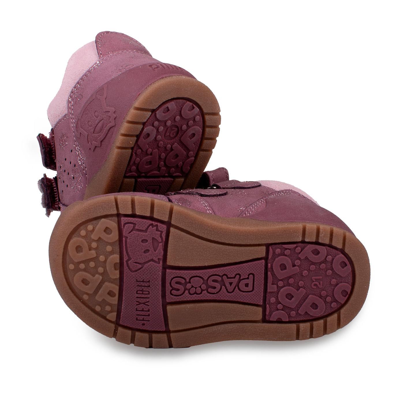 ZAPATO CLÁSICO BEBÉ NIÑA MORADO TALLA 18 - 4