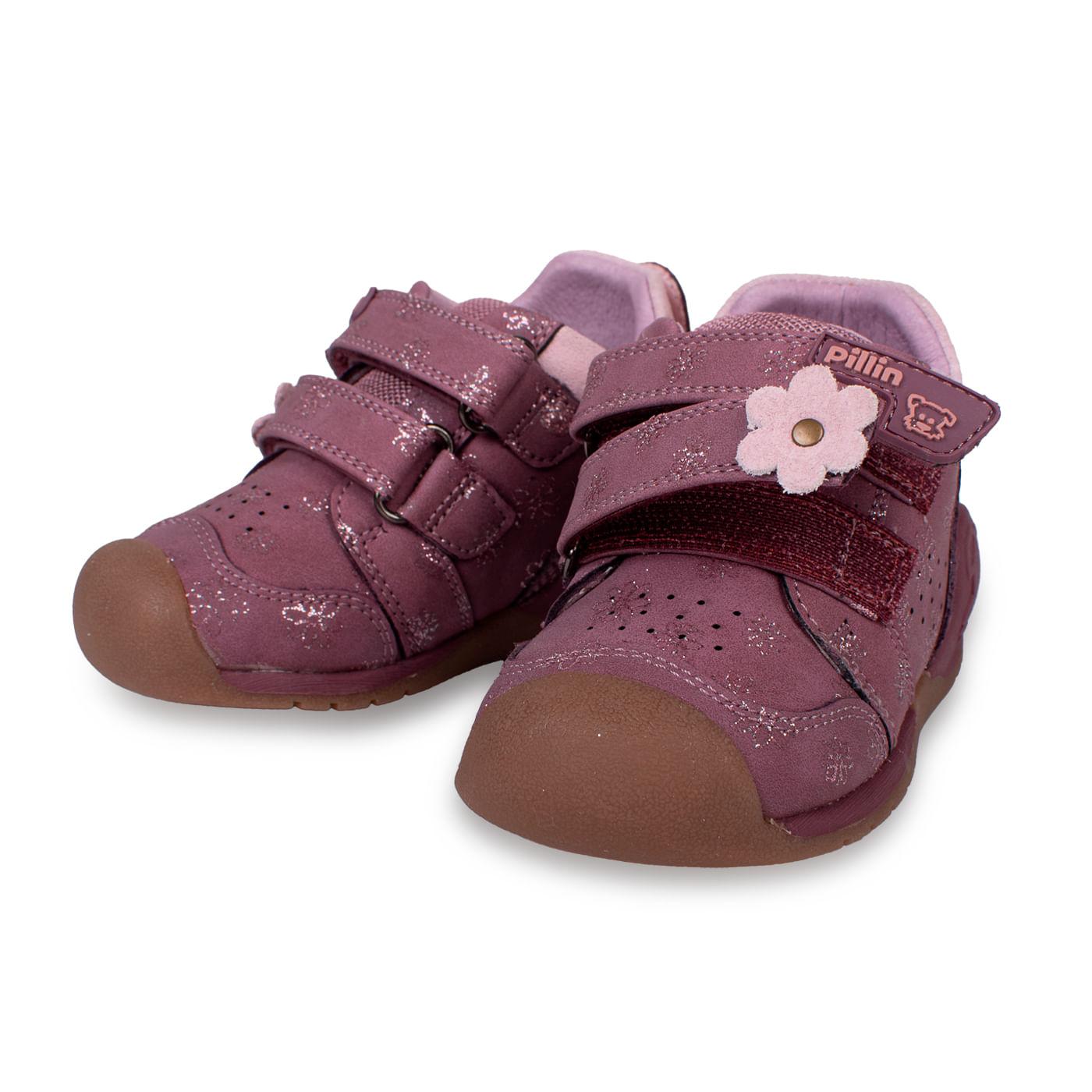 ZAPATO CLÁSICO BEBÉ NIÑA MORADO TALLA 18 - 5