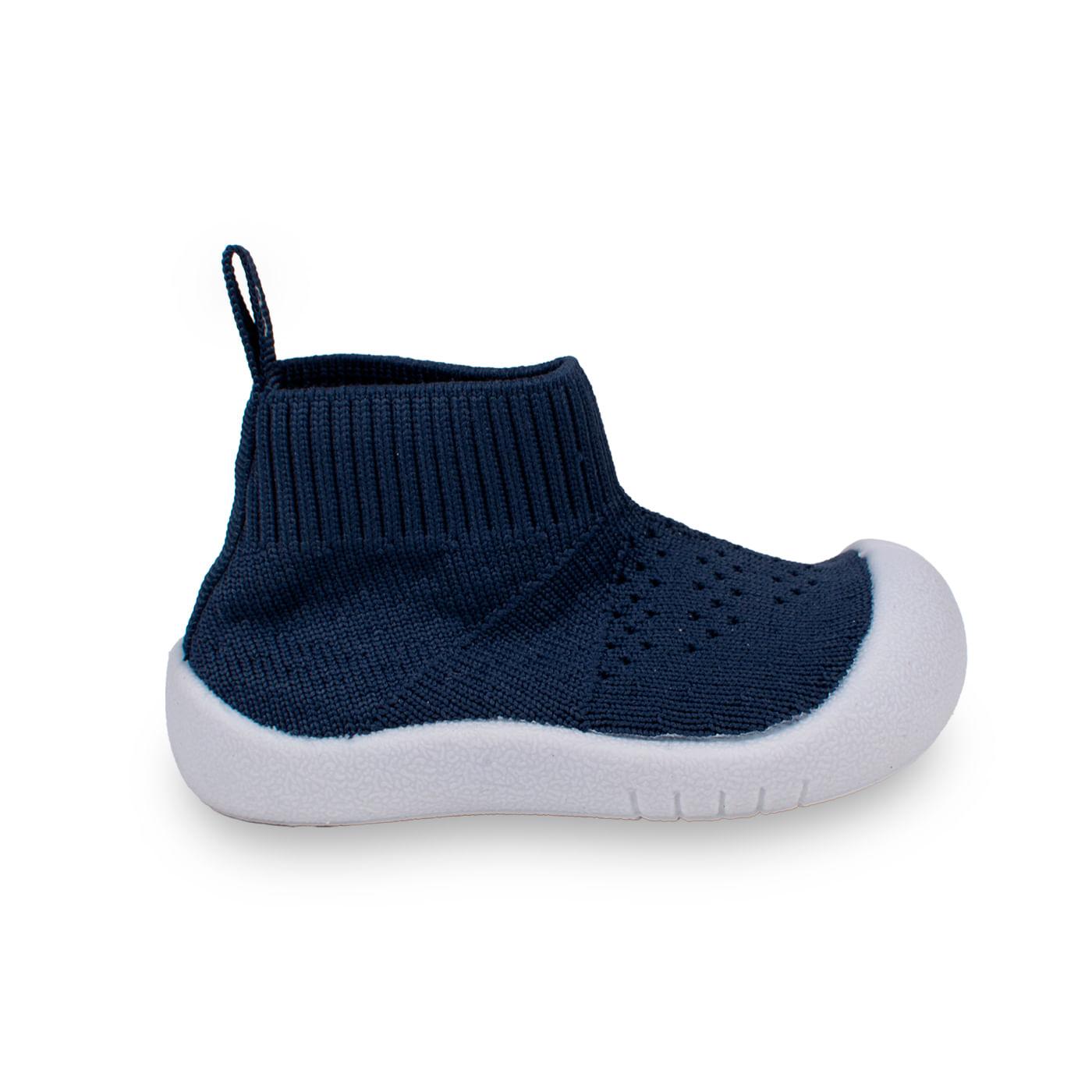 ZAPATO PRE CAMINANTE BEBÉS NIÑO AZUL MARINO TALLA 18 - 2