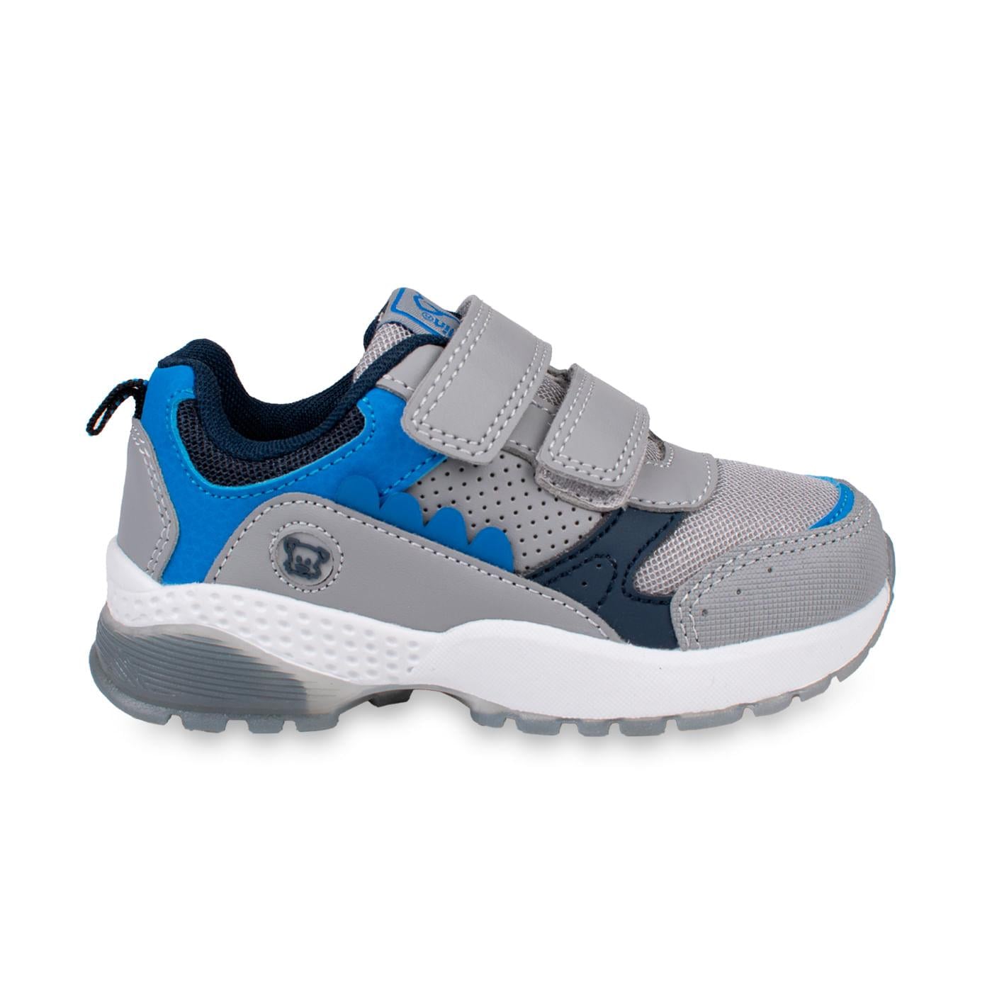 ZAPATILLAS BEBÉ NIÑO GRIS TALLA 21 - 2
