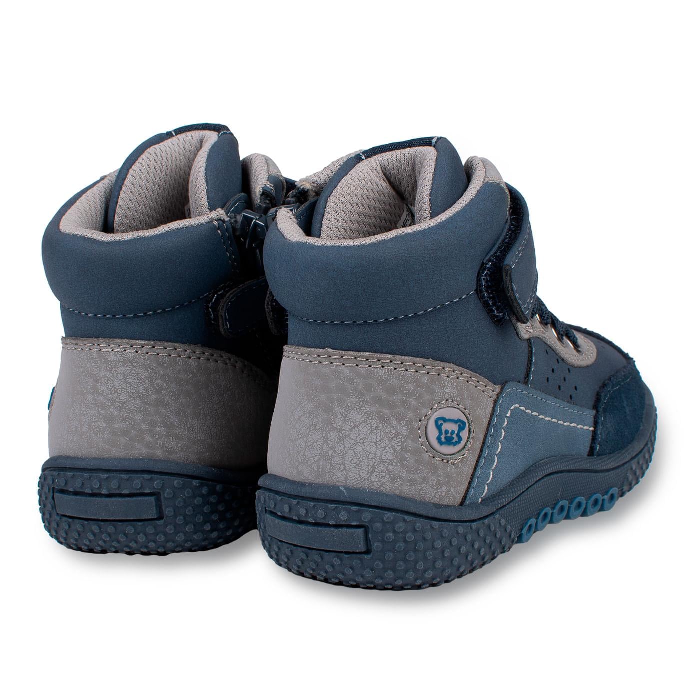 BOTÍN BEBÉ NIÑO AZUL MARINO TALLA 23 - 3