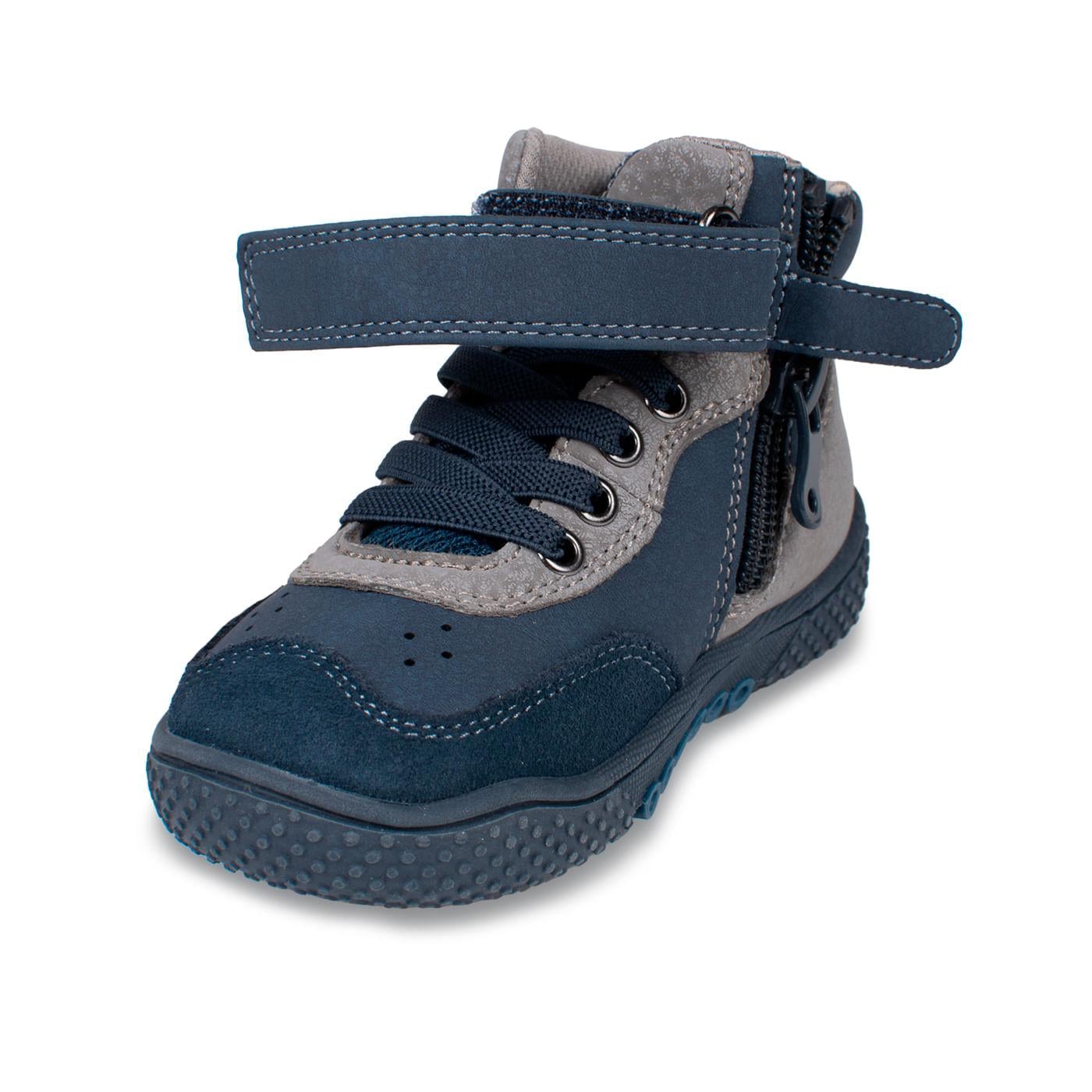 BOTÍN BEBÉ NIÑO AZUL MARINO TALLA 23 - 5