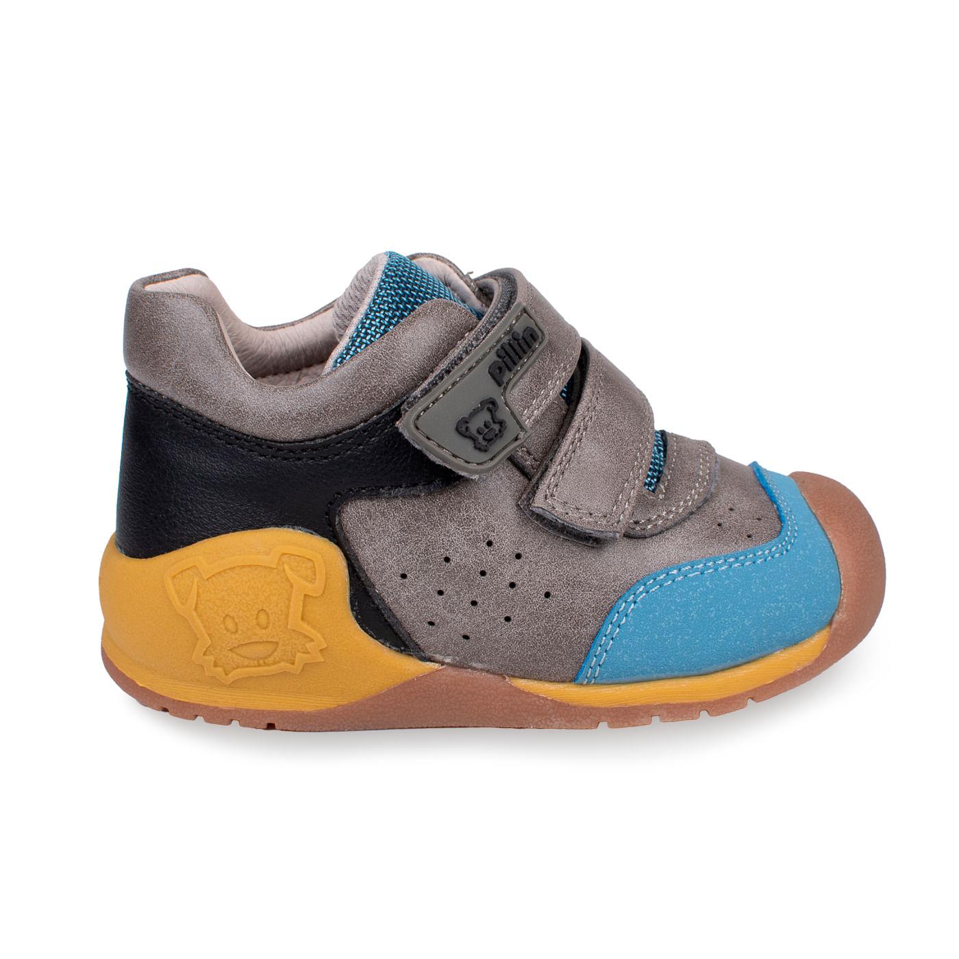 ZAPATO CLÁSICO BEBÉ NIÑO GRIS TALLA 24 - 2