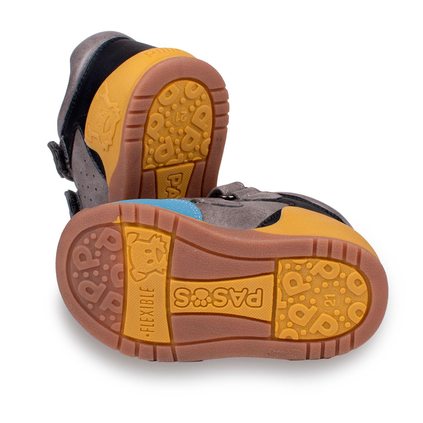 ZAPATO CLÁSICO BEBÉ NIÑO GRIS TALLA 24 - 4