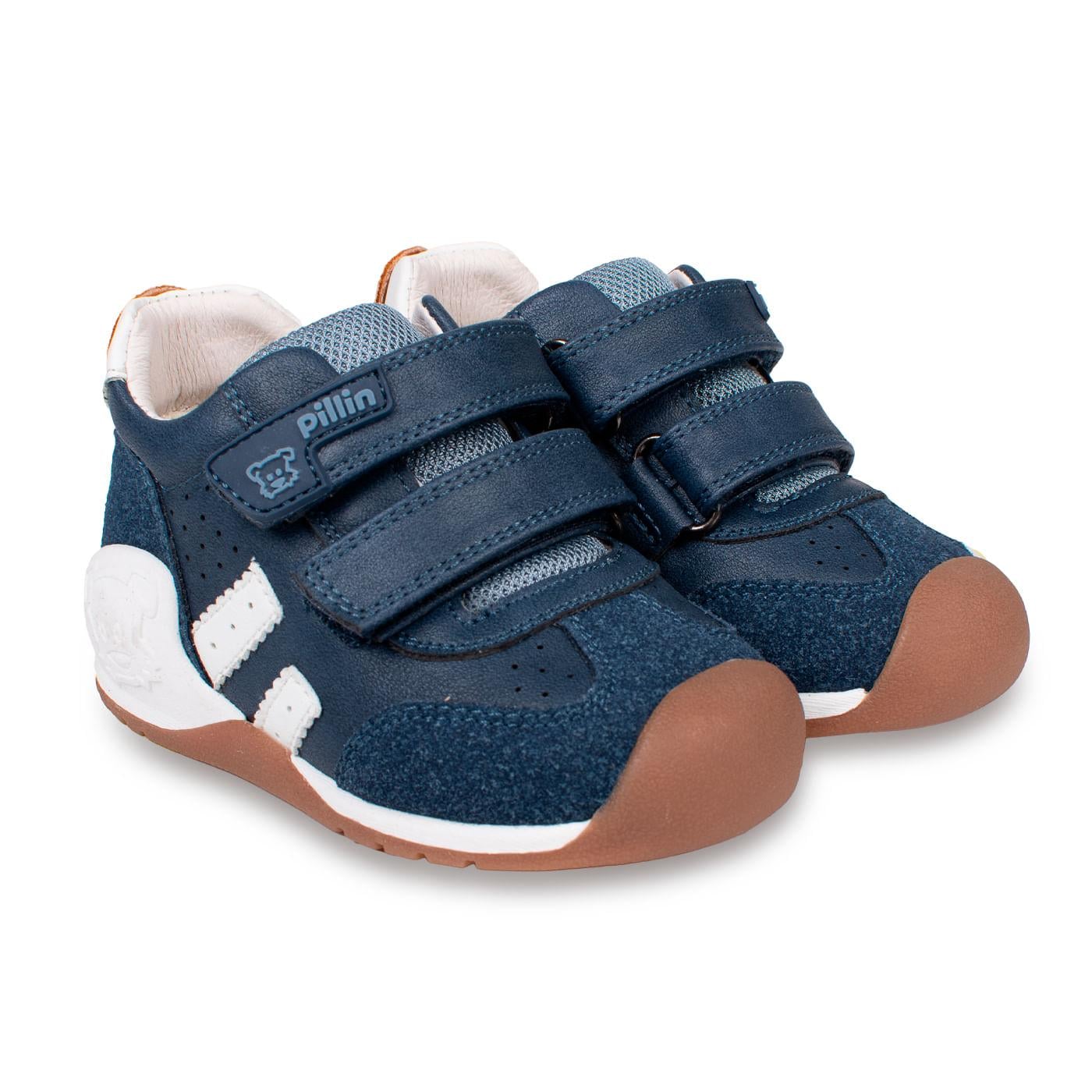 ZAPATO CLÁSICO BEBÉ NIÑO AZUL TALLA 22 - 1