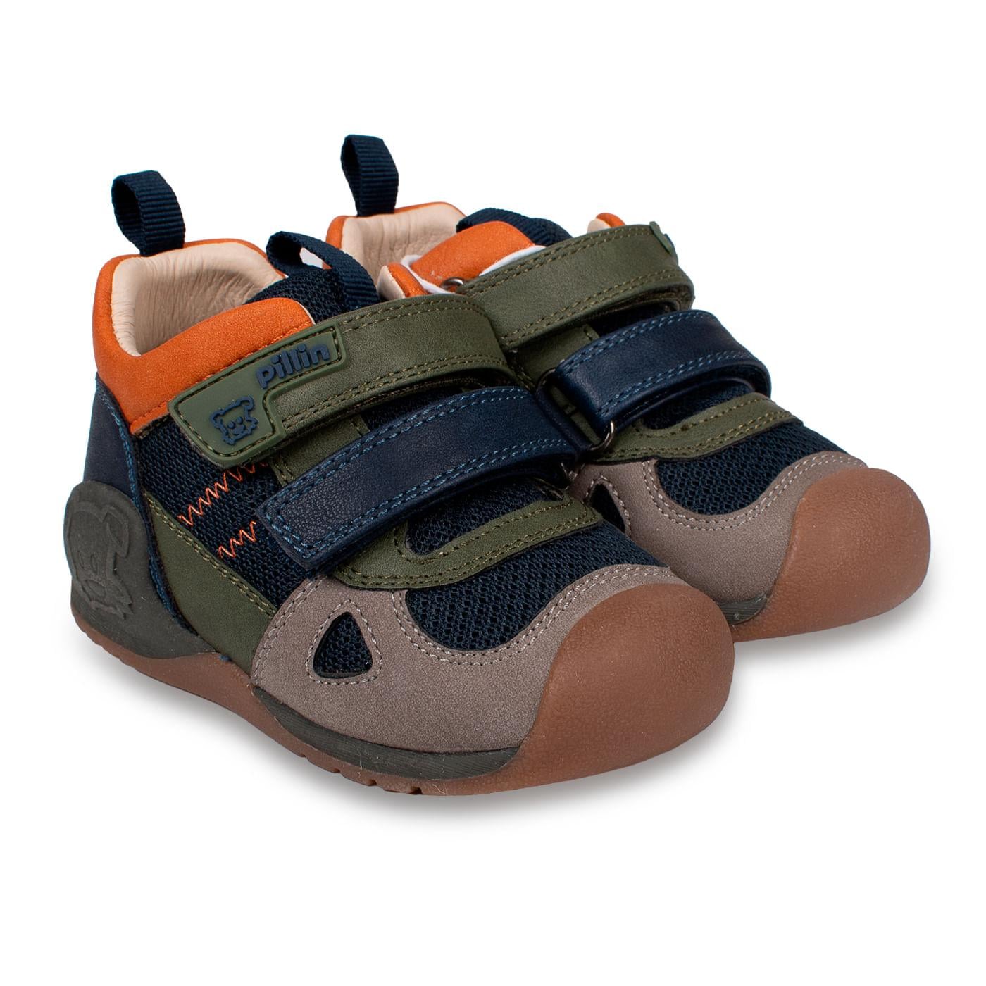 ZAPATO CLÁSICO BEBÉ NIÑO AZUL TALLA 21 - 1