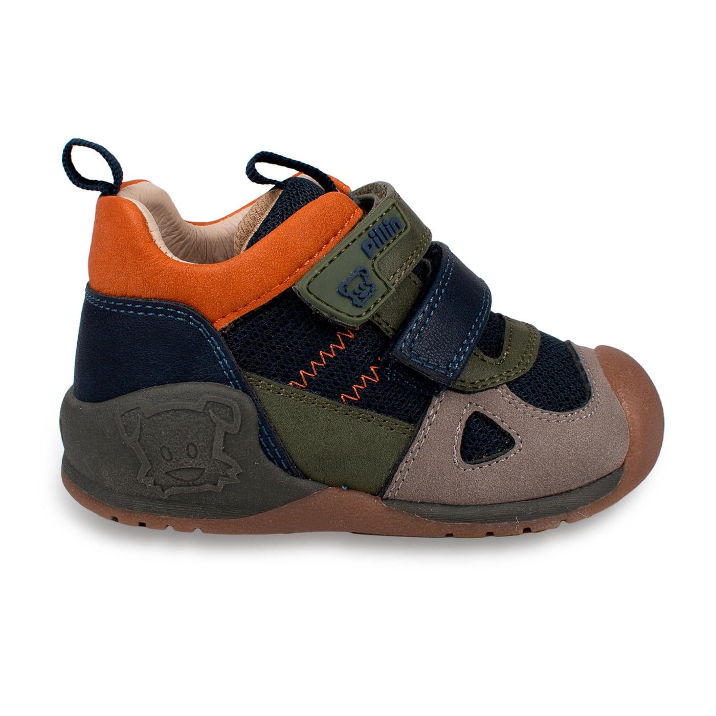 ZAPATO CLÁSICO BEBÉ NIÑO AZUL TALLA 21 - 2