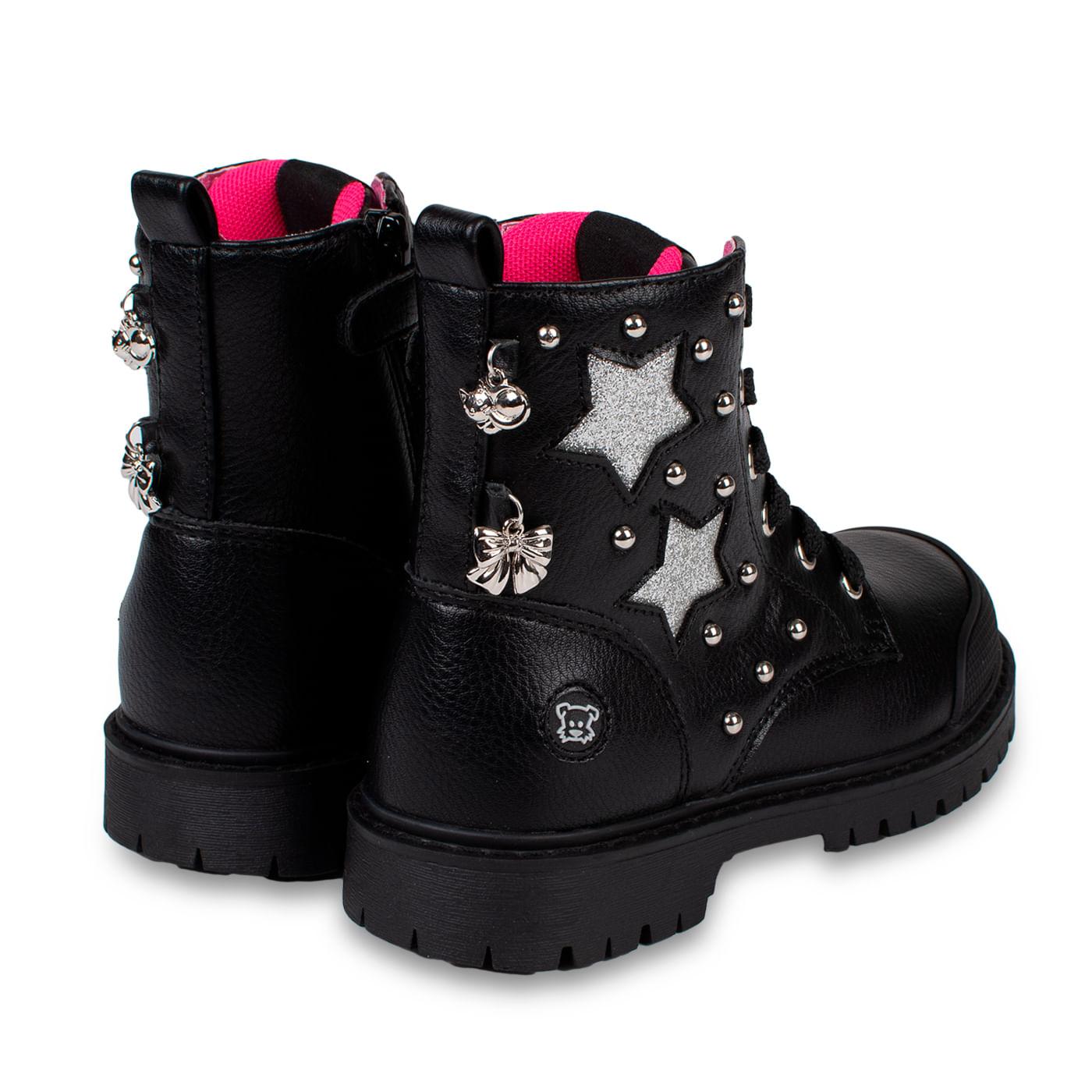 BOTÍN NIÑA NEGRO TALLA 36 - 3