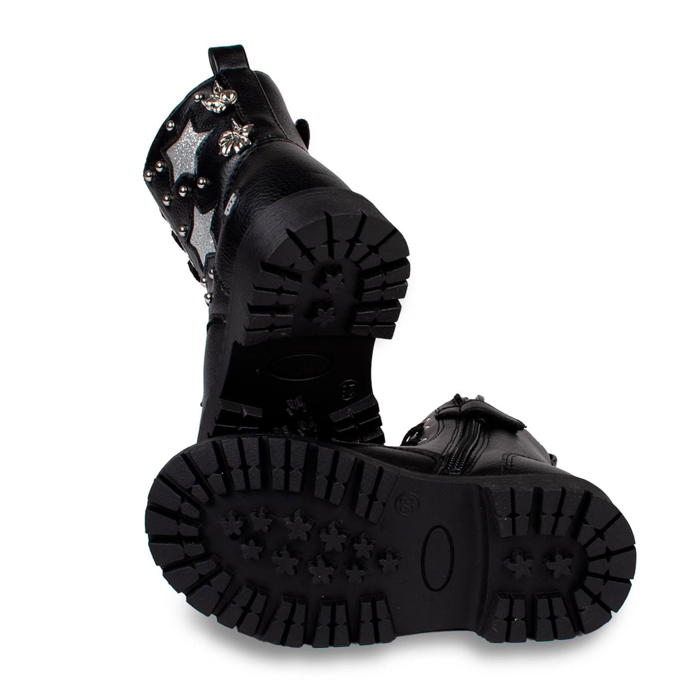 BOTÍN NIÑA NEGRO TALLA 36 - 4