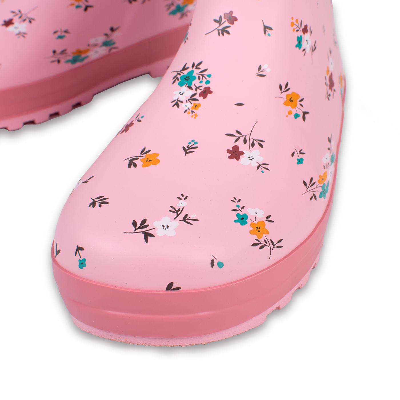BOTA AGUA NIÑA ROSADO TALLA 35 - 5