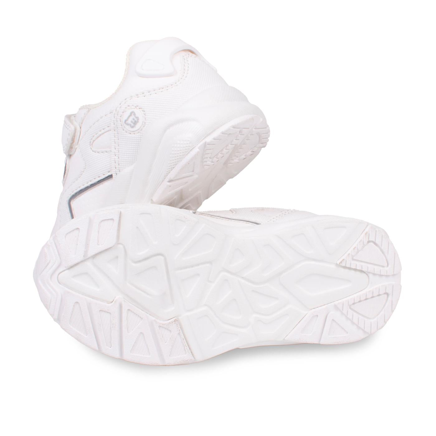 ZAPATILLAS UNISEX BLANCO TALLA 22 - 4