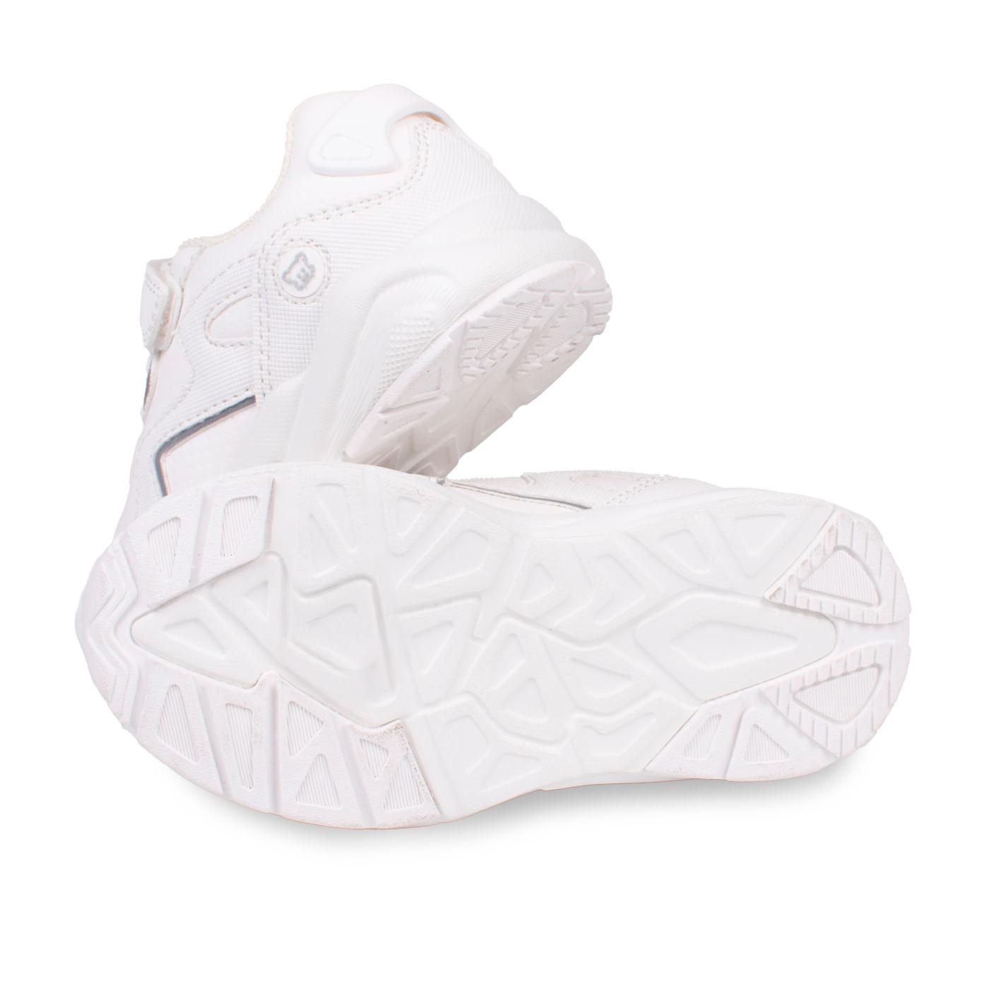 ZAPATILLAS UNISEX BLANCO TALLA 22 - 4