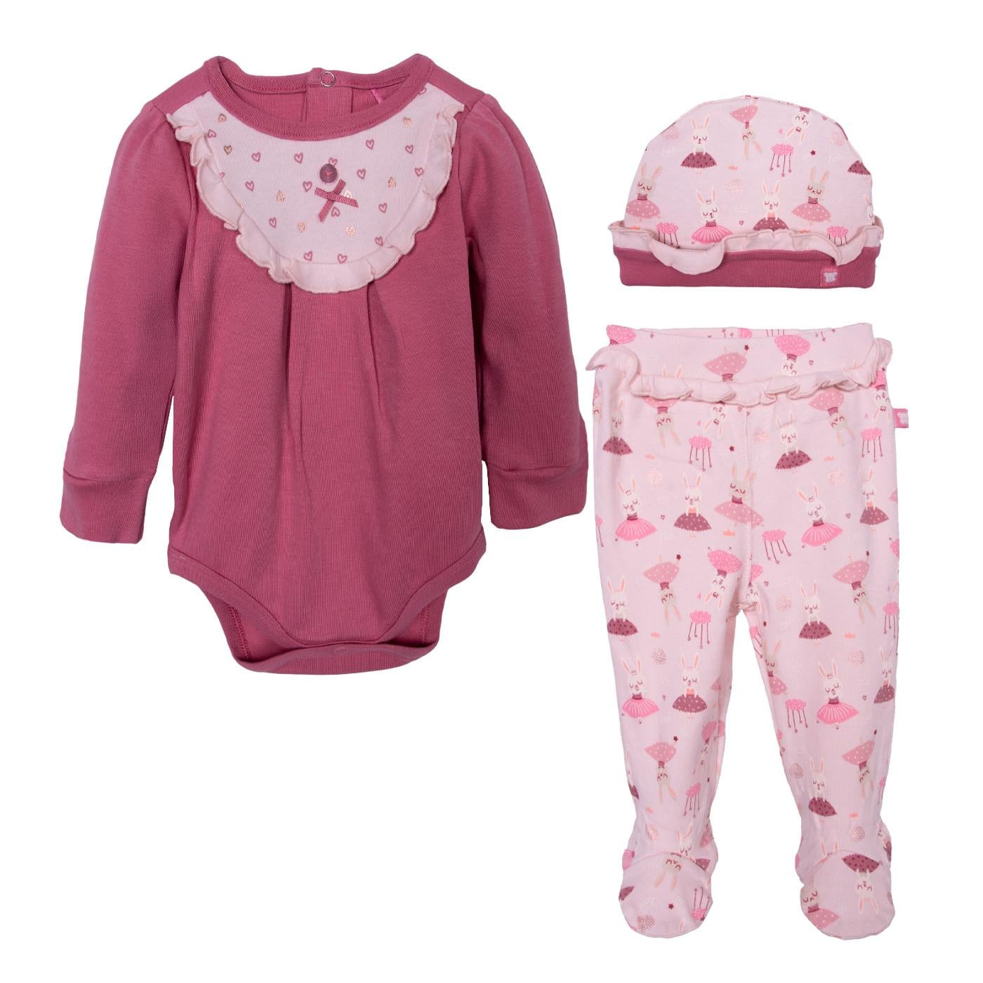 SET BEBÉS NIÑA SURTIDO TALLA 9M - 1