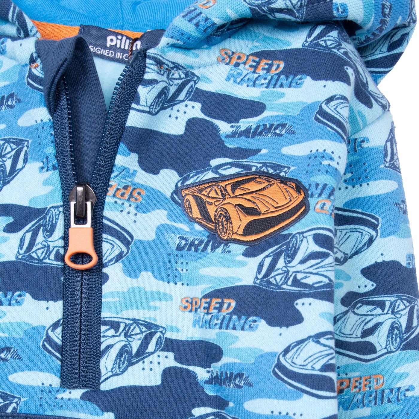 BUZO BEBÉ NIÑO AZUL TALLA 12M - 3