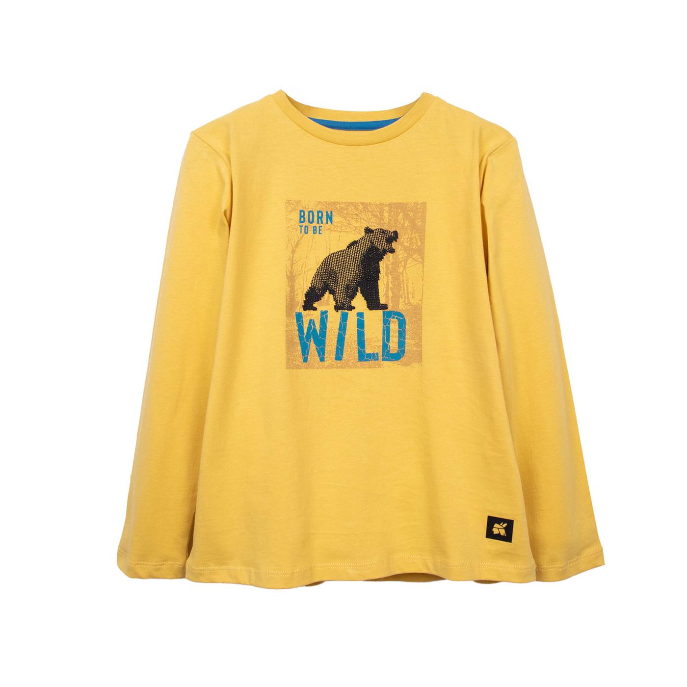 POLO NIÑO MOSTAZA TALLA 12 - 1