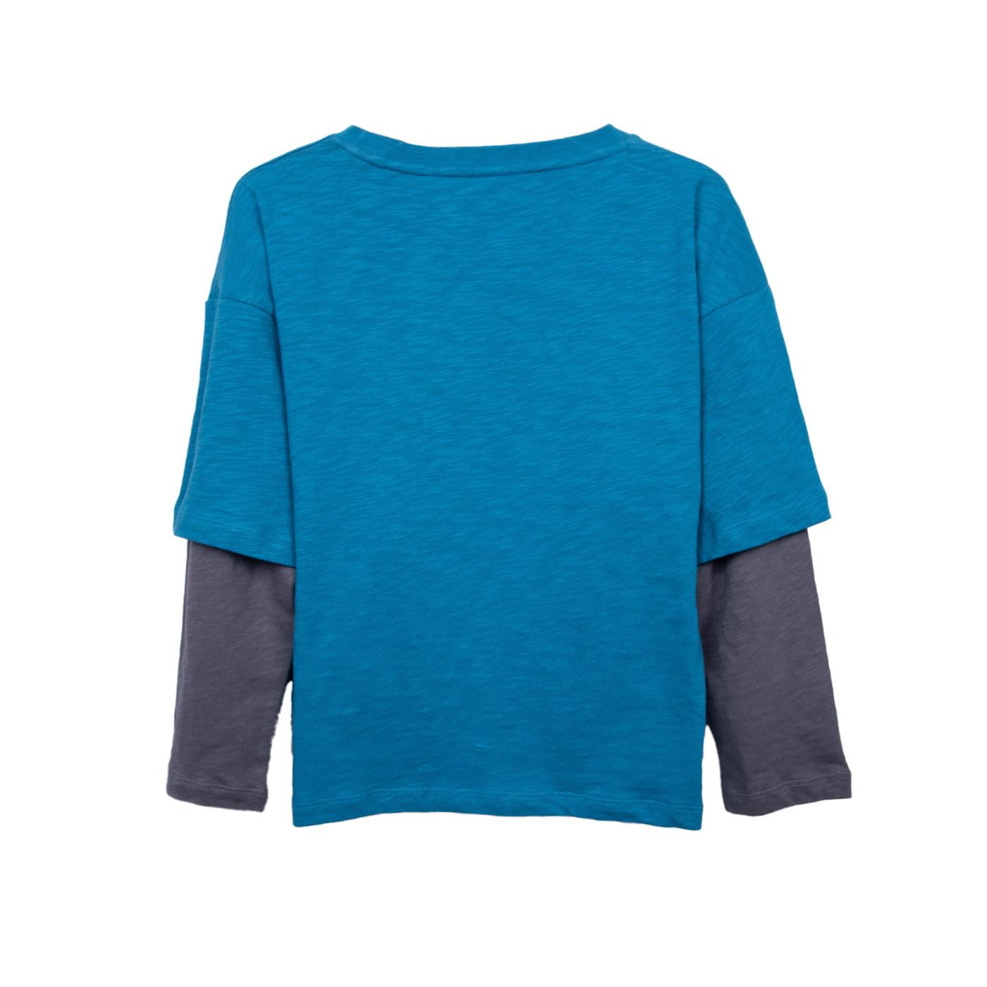 POLO NIÑO PETROLEO TALLA 10 - 2