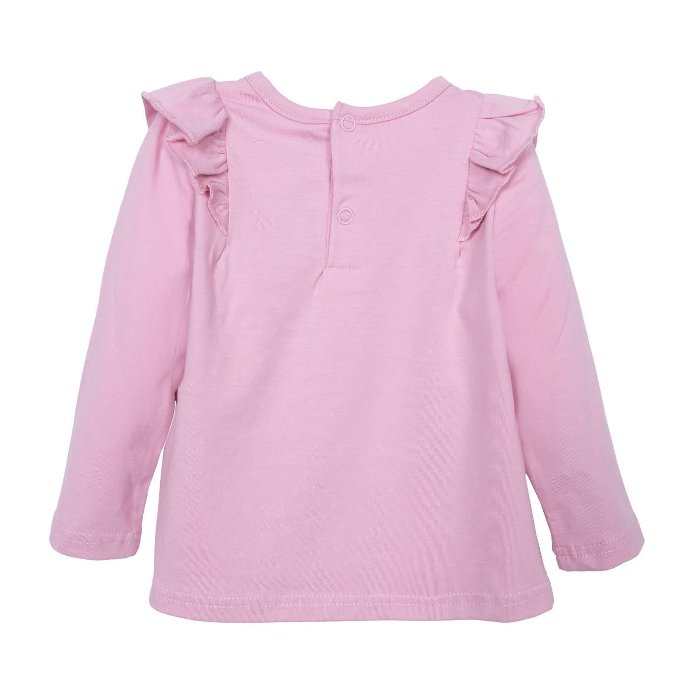 POLO BEBÉ NIÑA ROSADO OSCURO TALLA 6M - 2