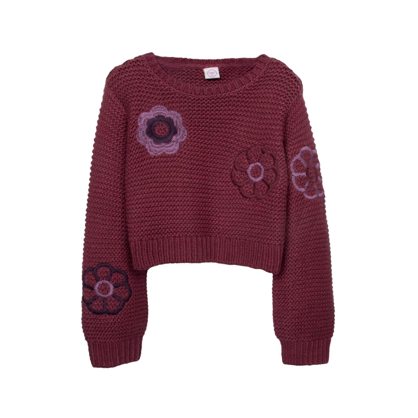 CHOMPA NIÑA BURDEO TALLA 12 - 1