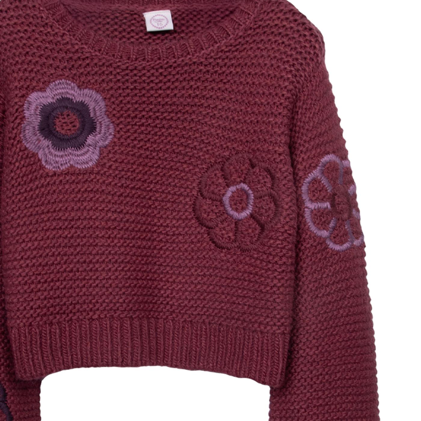 CHOMPA NIÑA BURDEO TALLA 12 - 3