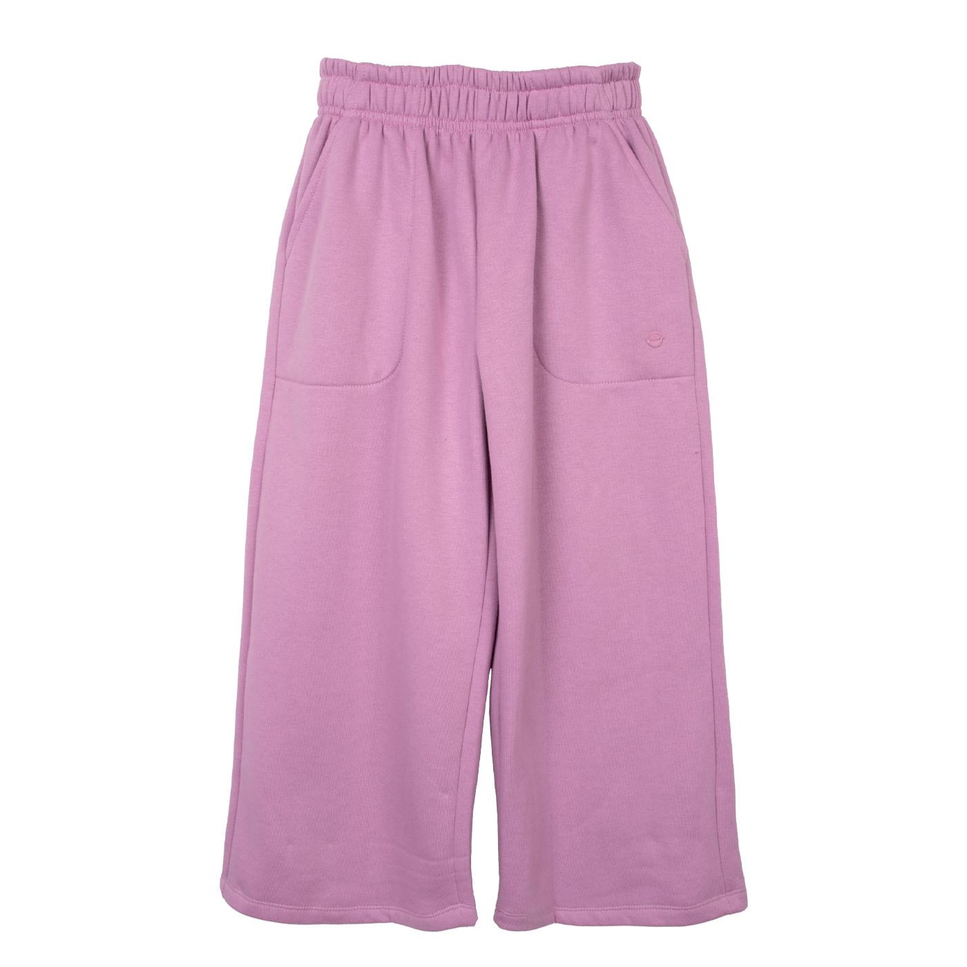 PANTALÓN BUZO NIÑA LILA TALLA 4 - 1