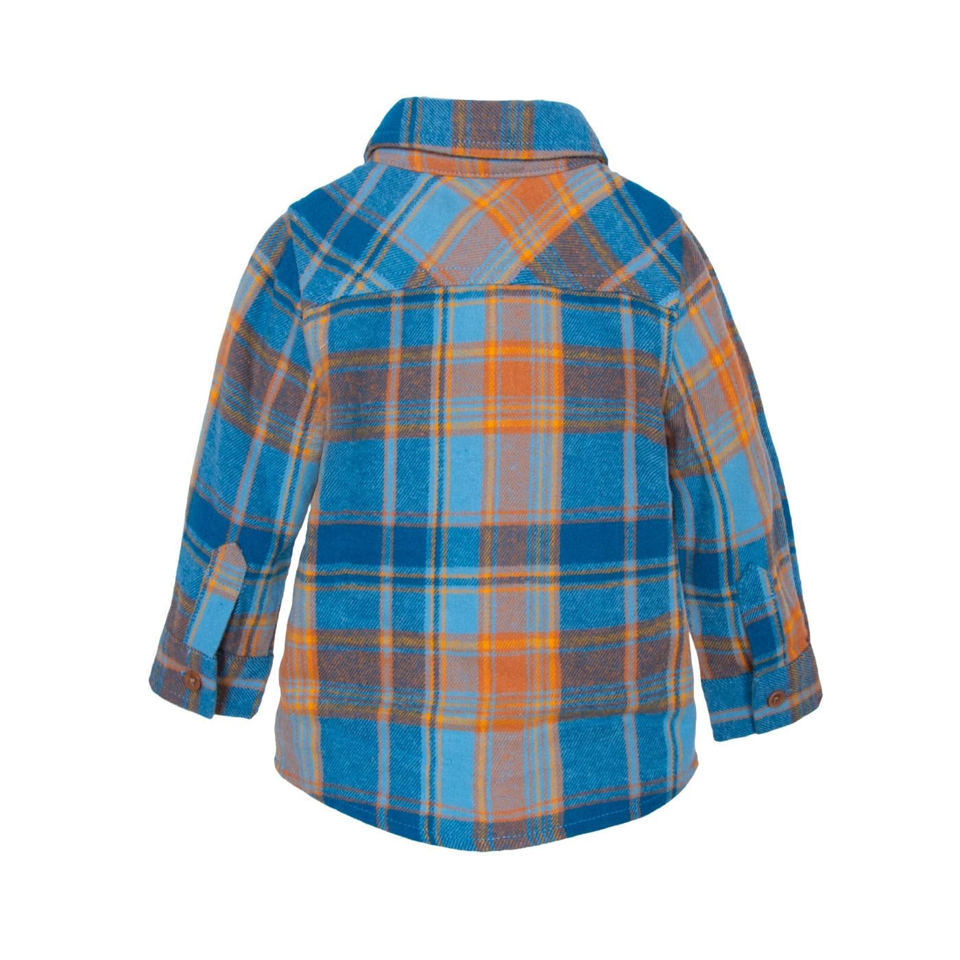 CAMISA BEBÉ NIÑO AZUL TALLA 12M - 2