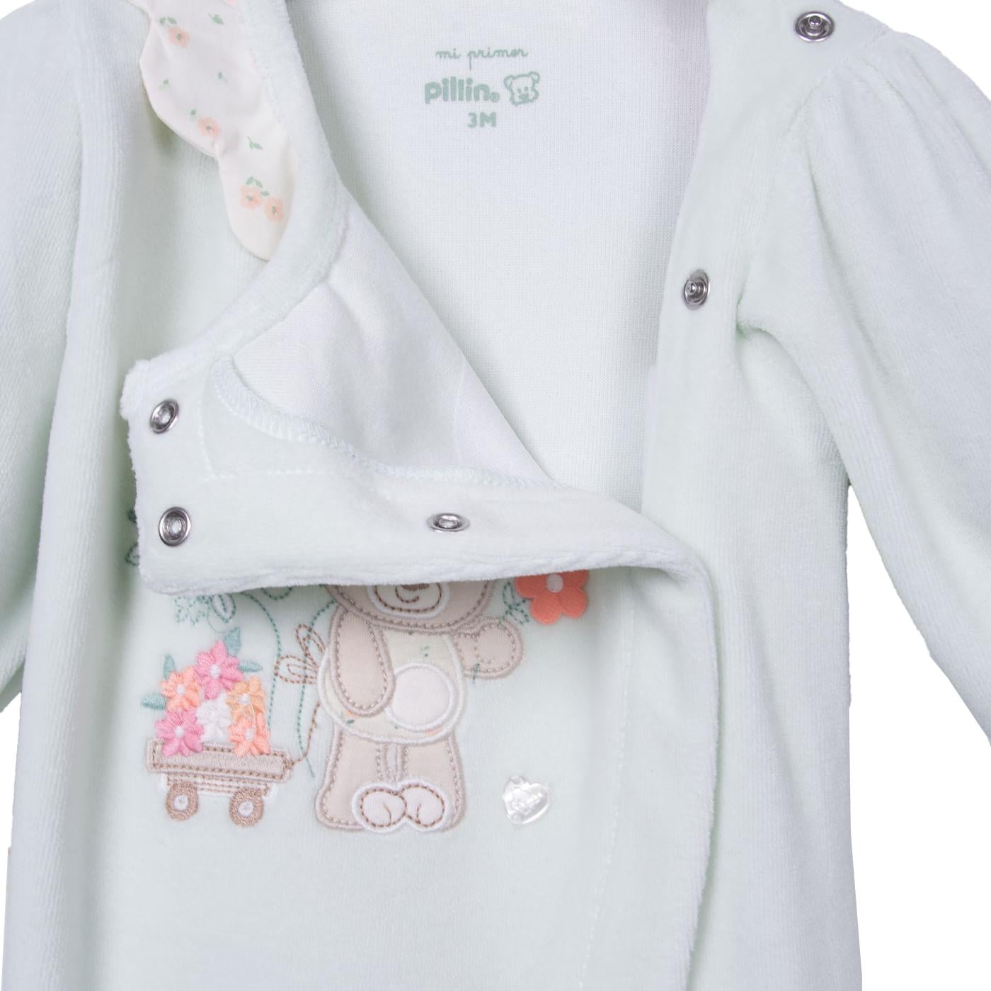 ENTERIZO BEBÉS NIÑA VERDE TALLA 0M - 3