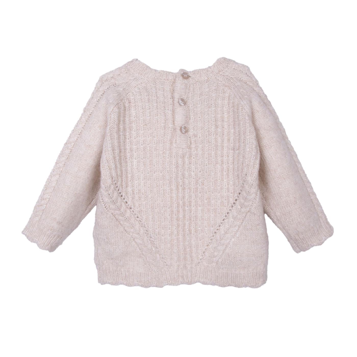 CHOMPA BEBÉ NIÑA CRUDO TALLA 4 - 2