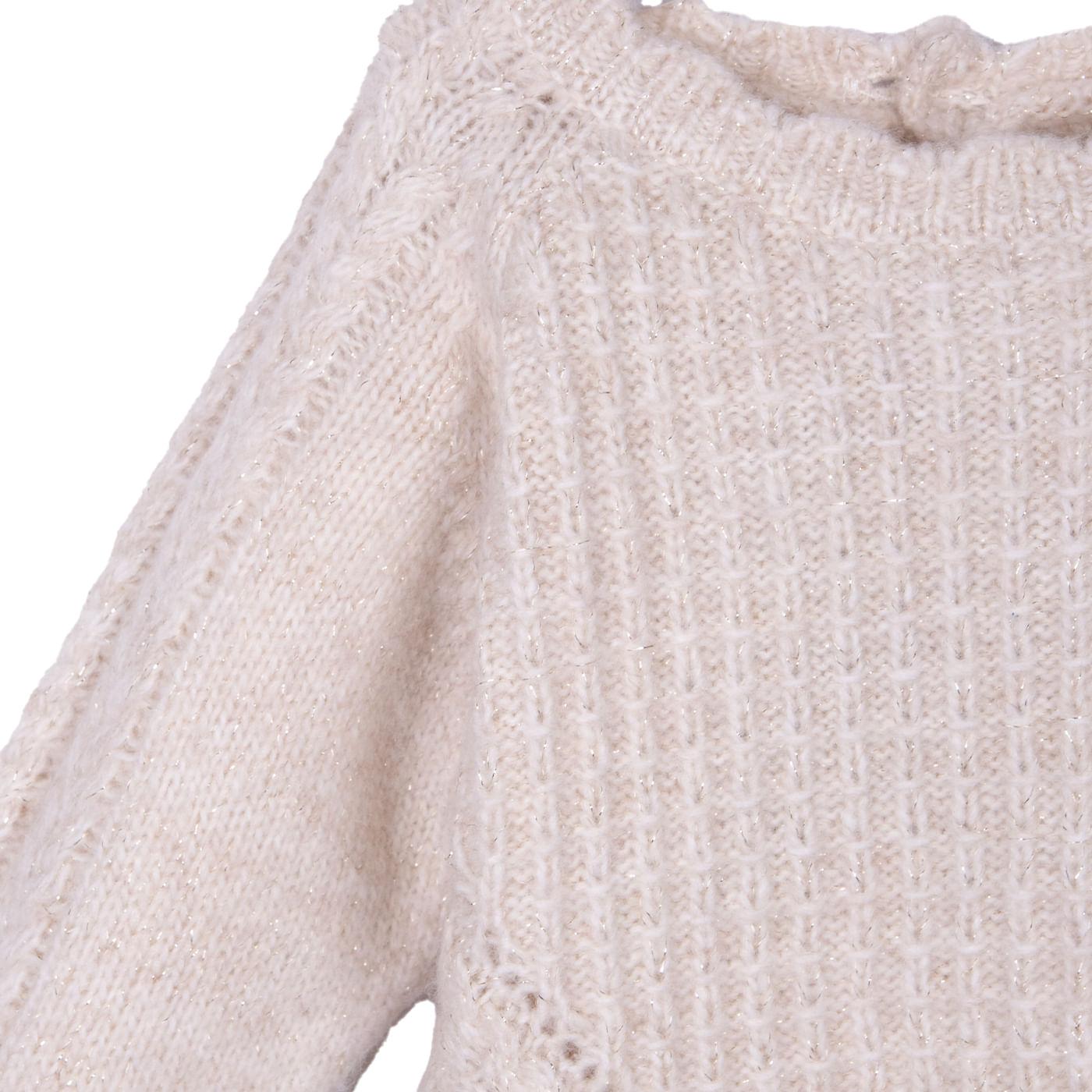 CHOMPA BEBÉ NIÑA CRUDO TALLA 4 - 3