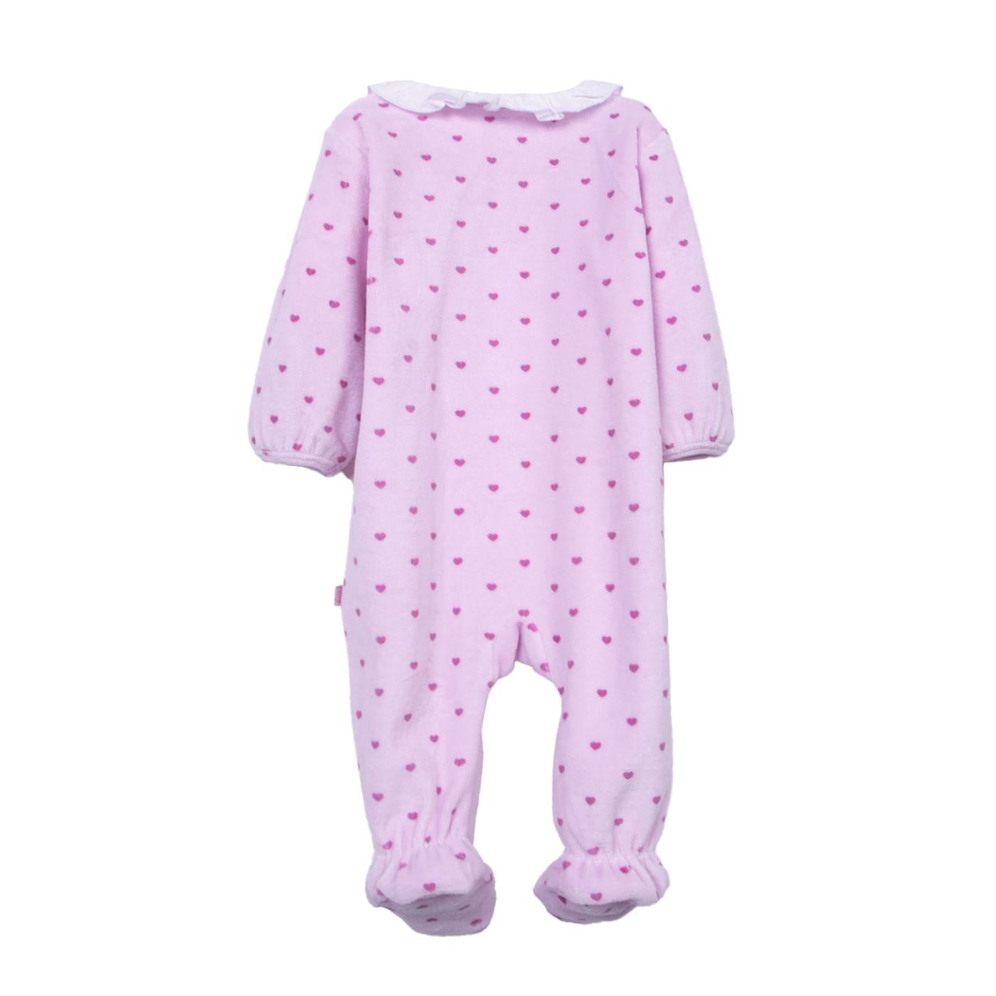 ENTERIZO BEBÉS NIÑA MALVA TALLA 0 - 2