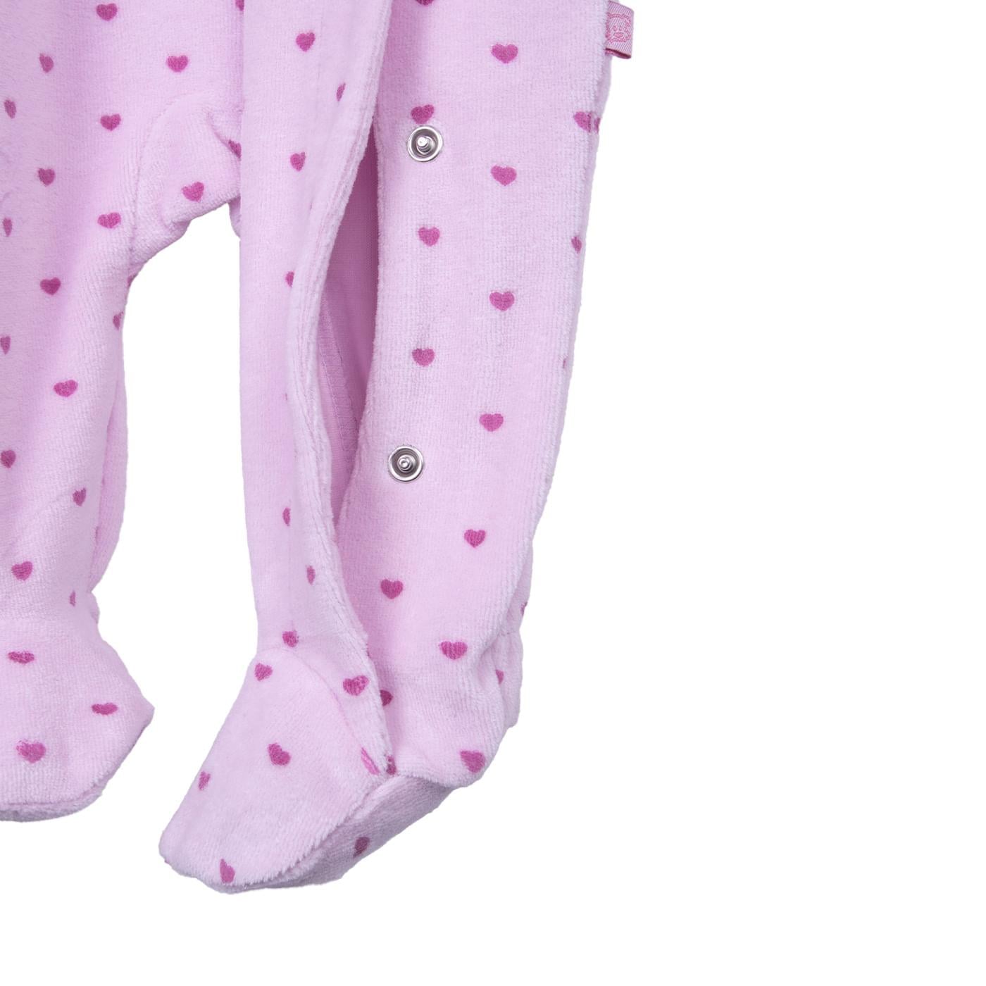ENTERIZO BEBÉS NIÑA MALVA TALLA 0 - 4