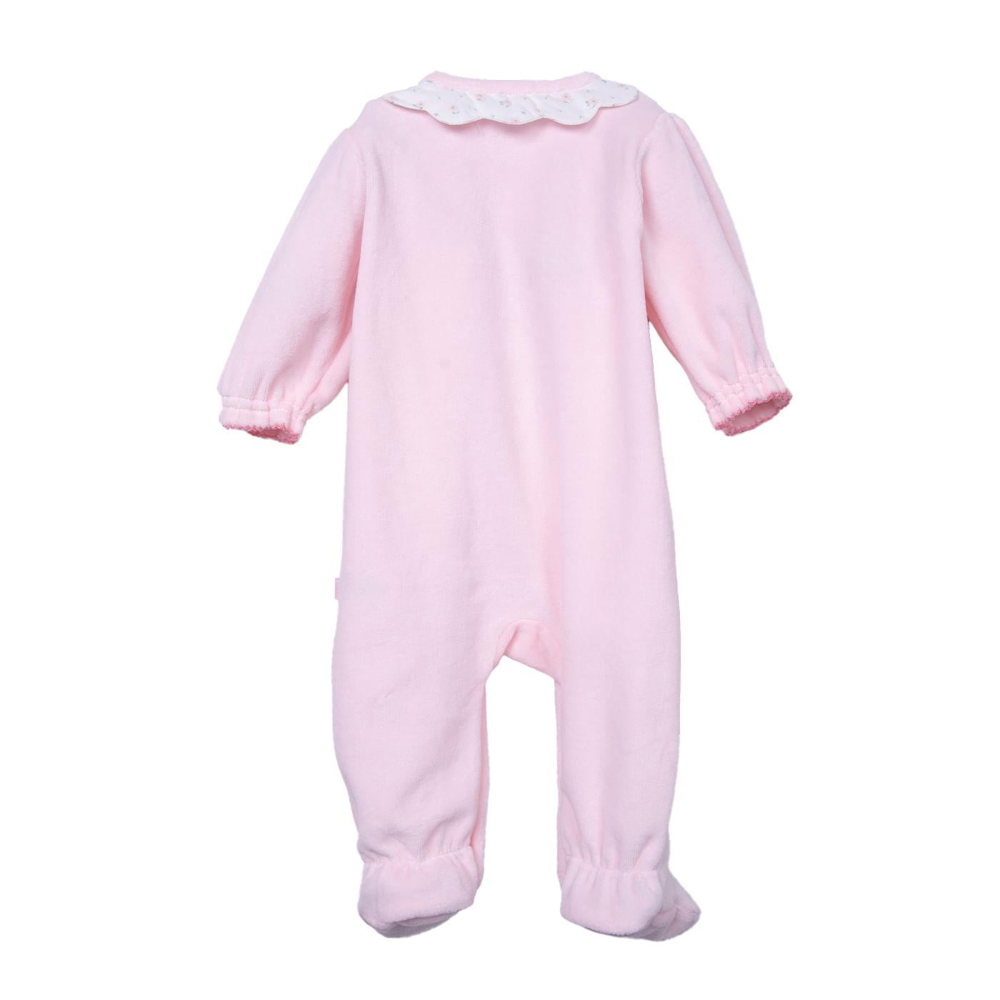 ENTERIZO BEBÉS NIÑA ROSADO TALLA 0M - 2