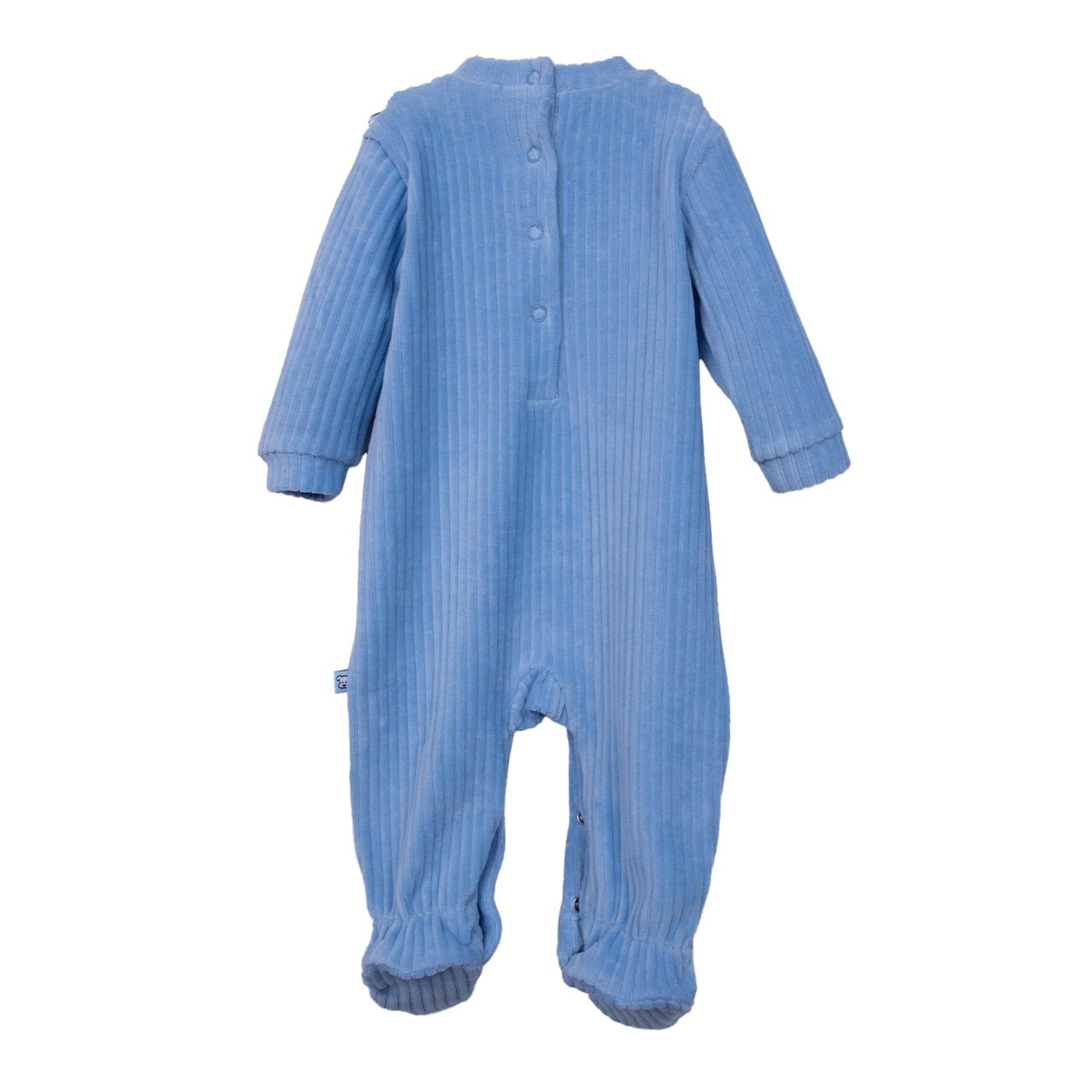 ENTERIZO BEBÉS NIÑO CELESTE TALLA 3M - 2