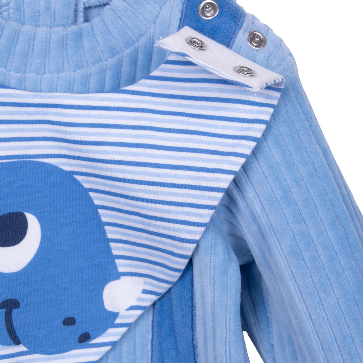 ENTERIZO BEBÉS NIÑO CELESTE TALLA 3M - 3