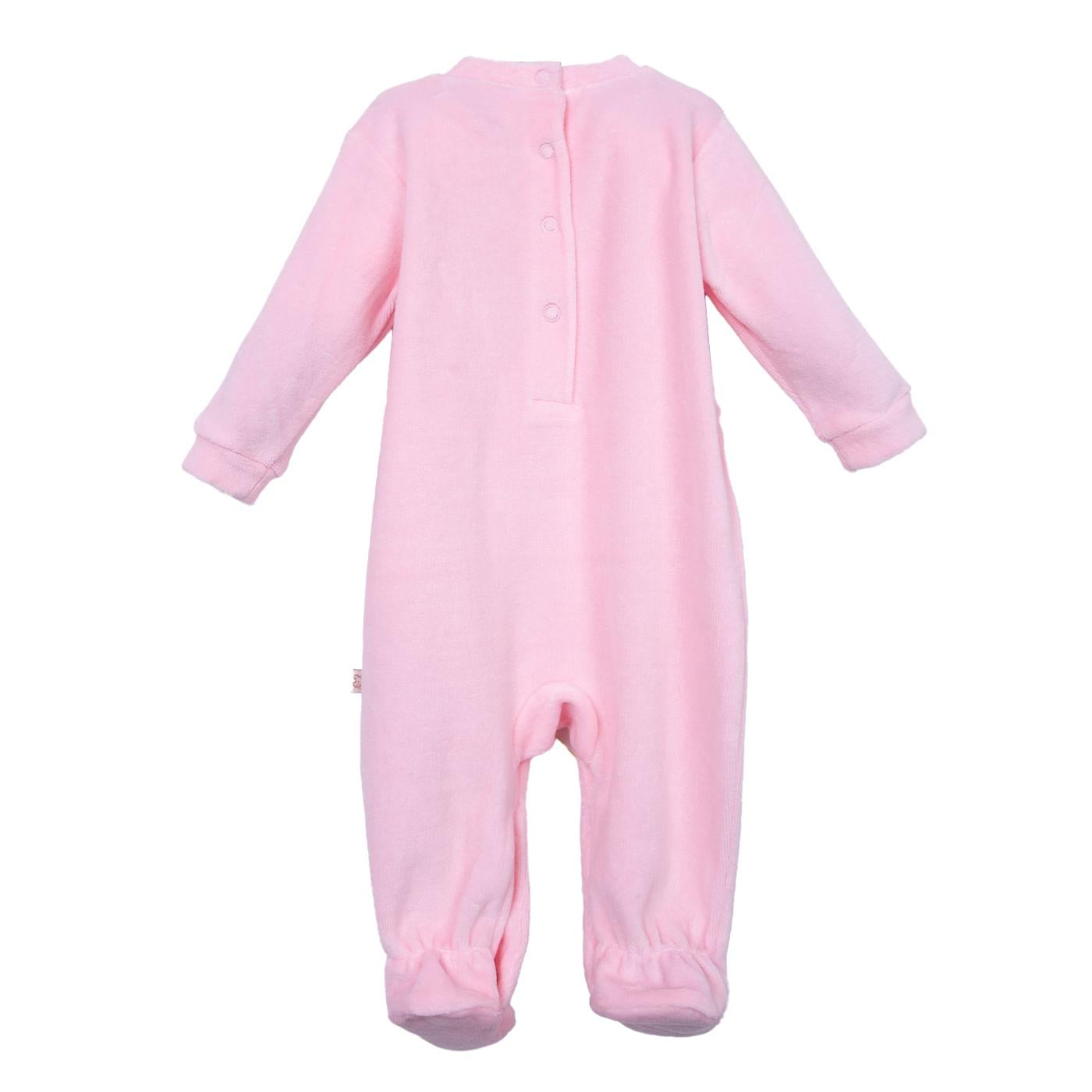 ENTERIZO BEBÉS NIÑA ROSADO TALLA 6M - 2