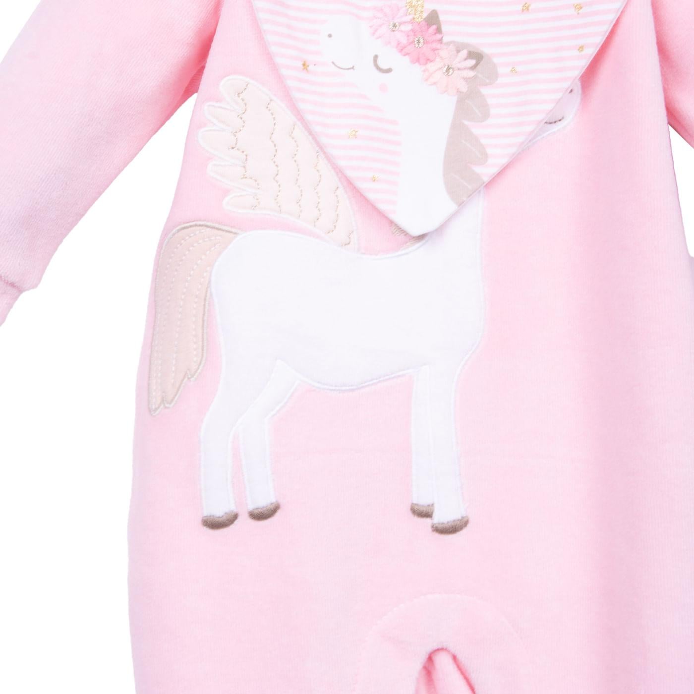 ENTERIZO BEBÉS NIÑA ROSADO TALLA 6M - 3