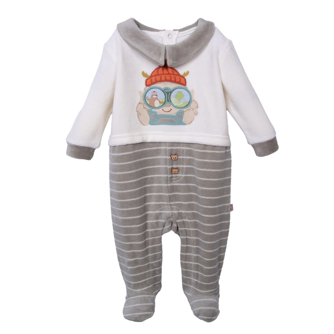 ENTERIZO BEBÉS NIÑO SAFARI TALLA 6M - 1
