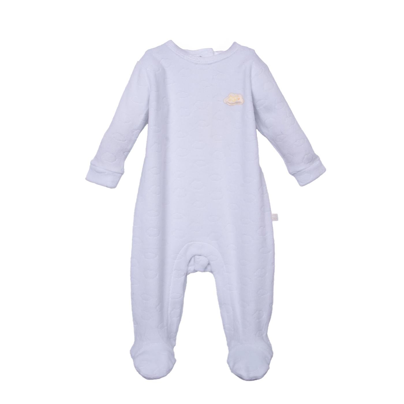 ENTERIZO BEBÉS UNISEX BLANCO TALLA 0M - 1
