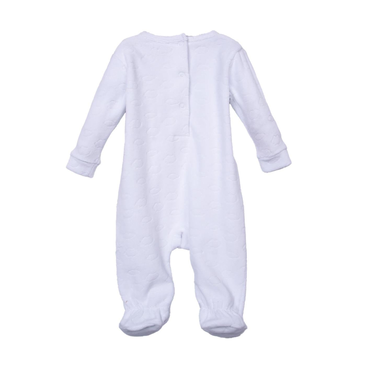 ENTERIZO BEBÉS UNISEX BLANCO TALLA 0M - 2