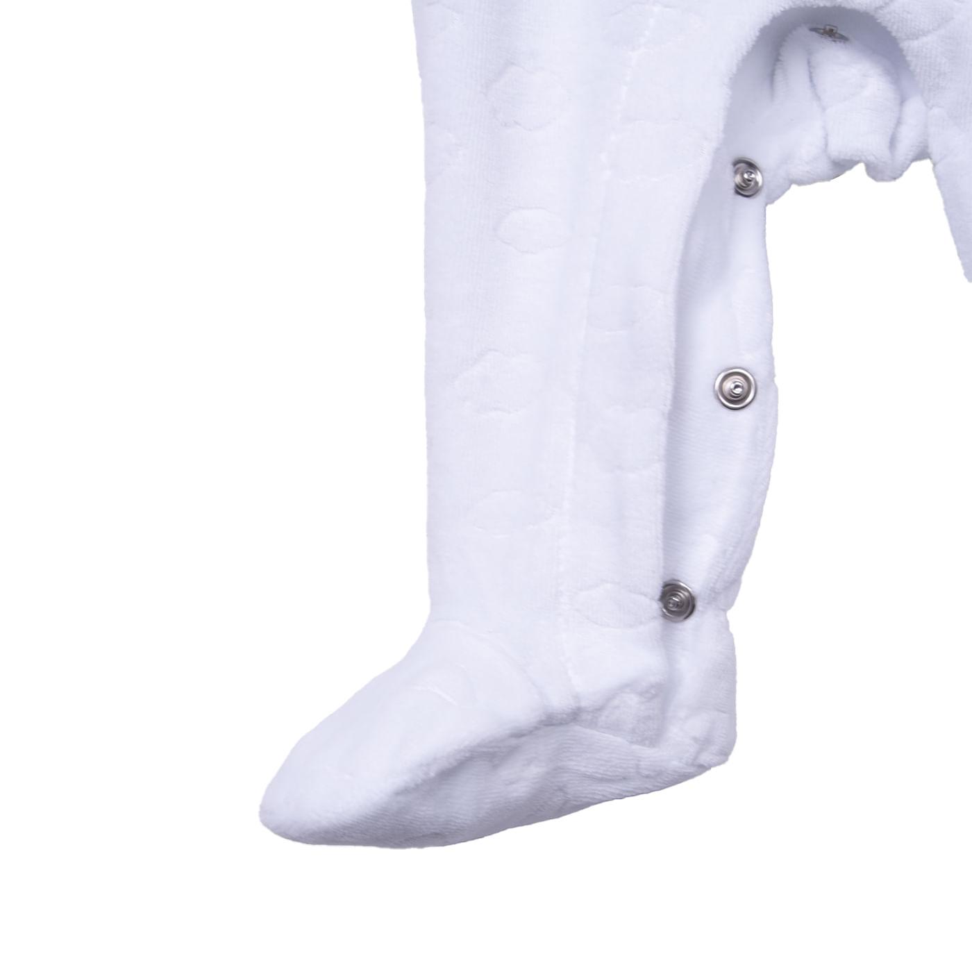 ENTERIZO BEBÉS UNISEX BLANCO TALLA 0M - 4