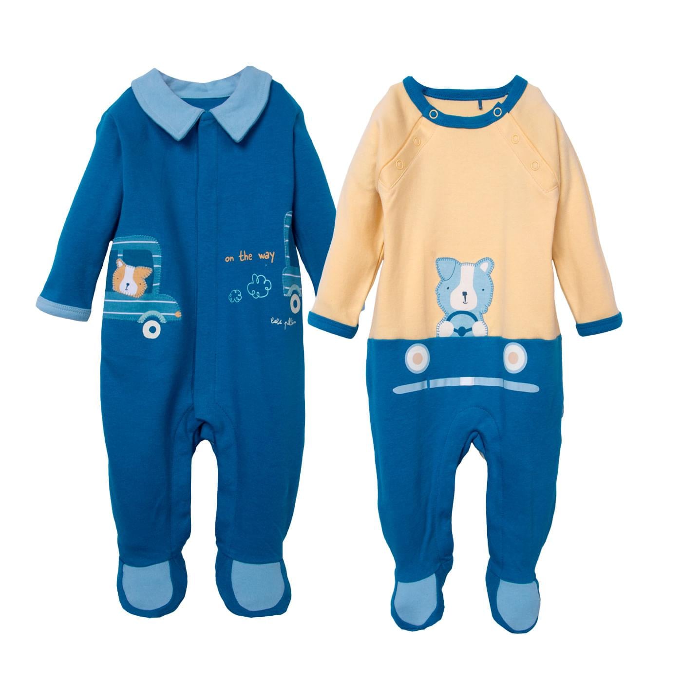 ENTERIZO BEBÉS NIÑO SURTIDO TALLA 6M - 1