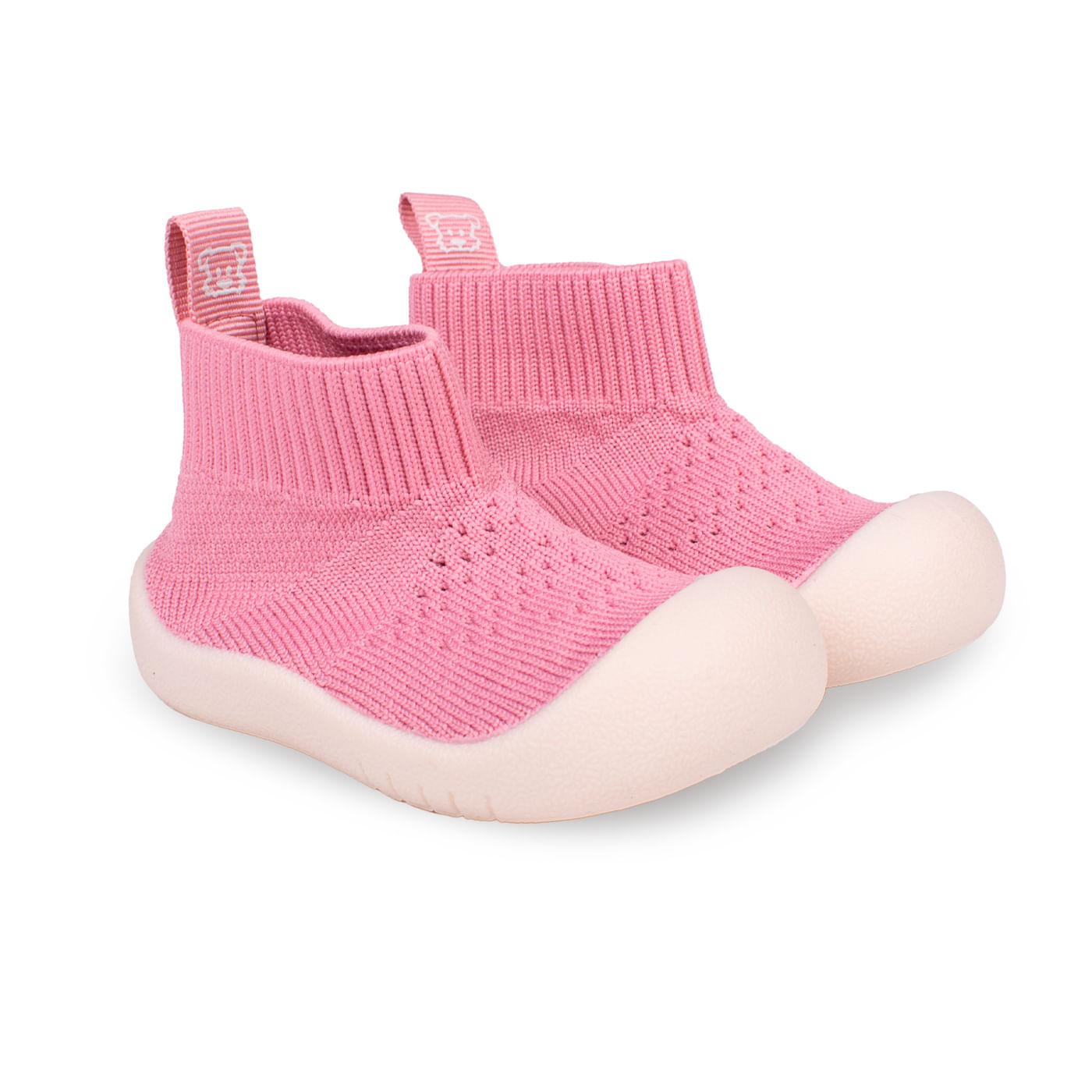 ZAPATO PRE CAMINANTE BEBÉS NIÑA ROSADO TALLA 19 - 1
