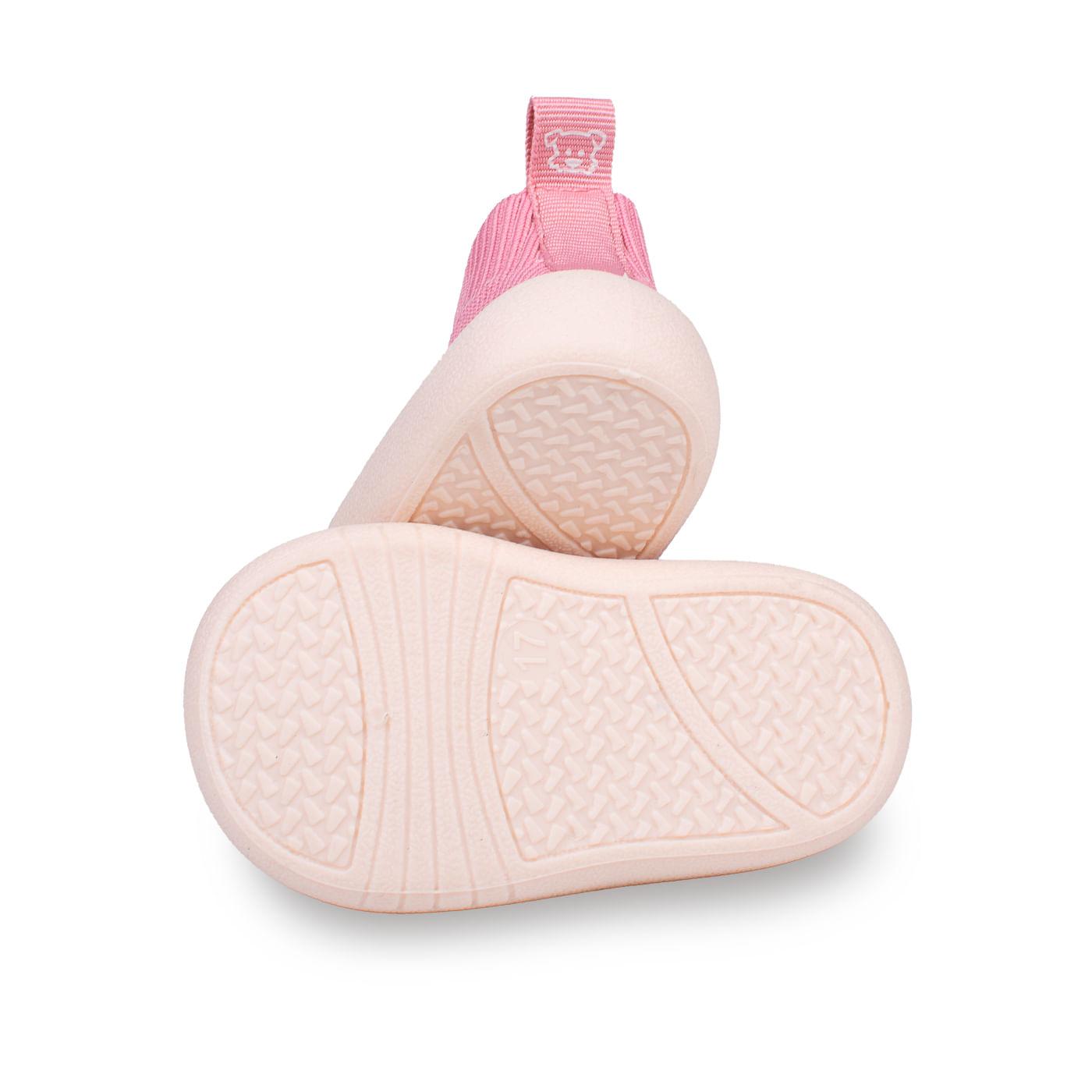 ZAPATO PRE CAMINANTE BEBÉS NIÑA ROSADO TALLA 19 - 4