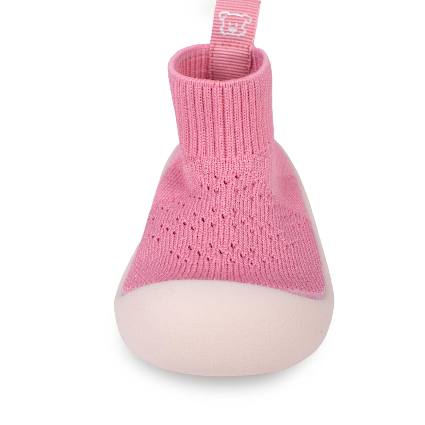 ZAPATO PRE CAMINANTE BEBÉS NIÑA ROSADO TALLA 19 - 5