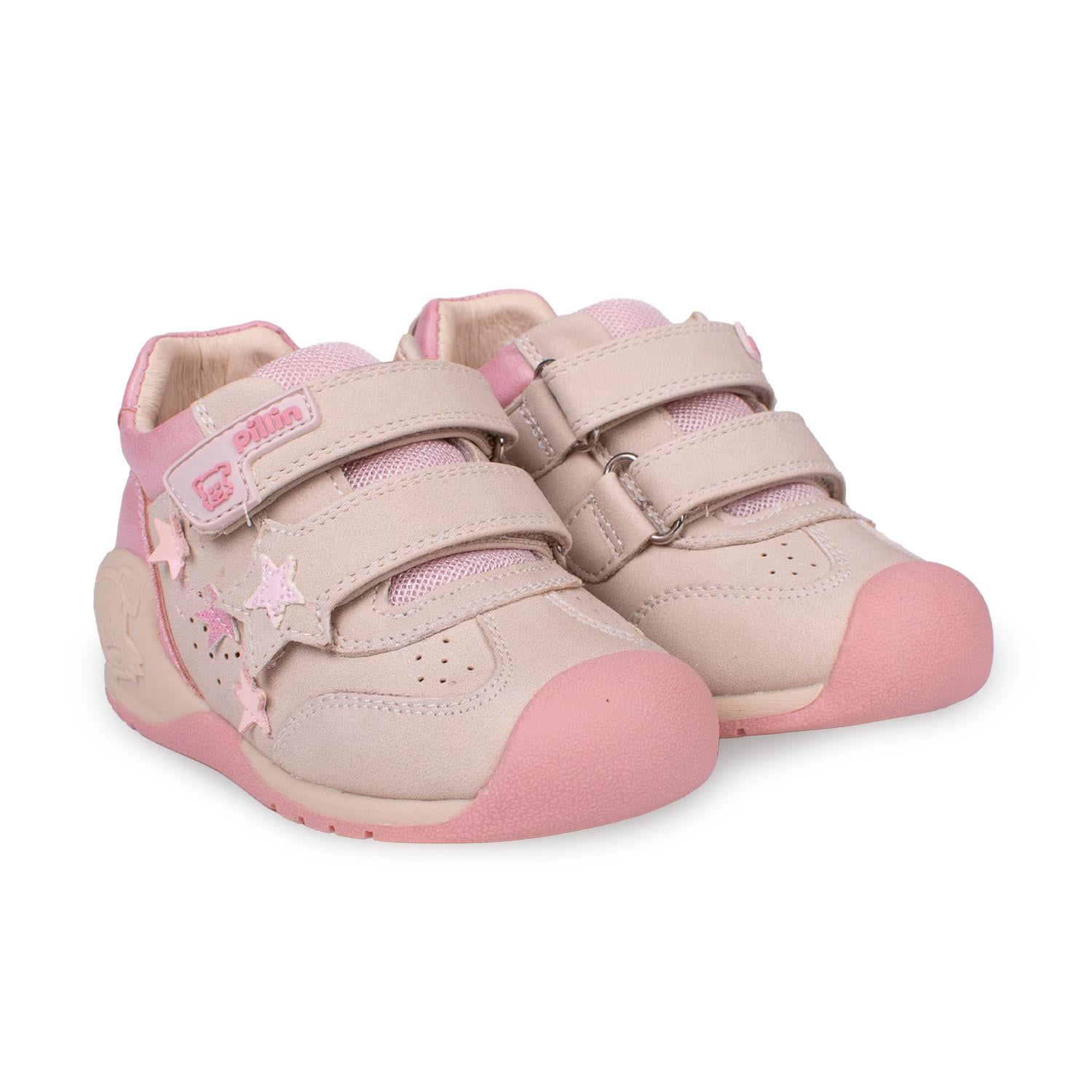 ZAPATO CLÁSICO BEBÉ NIÑA BEIGE TALLA 22 - 1